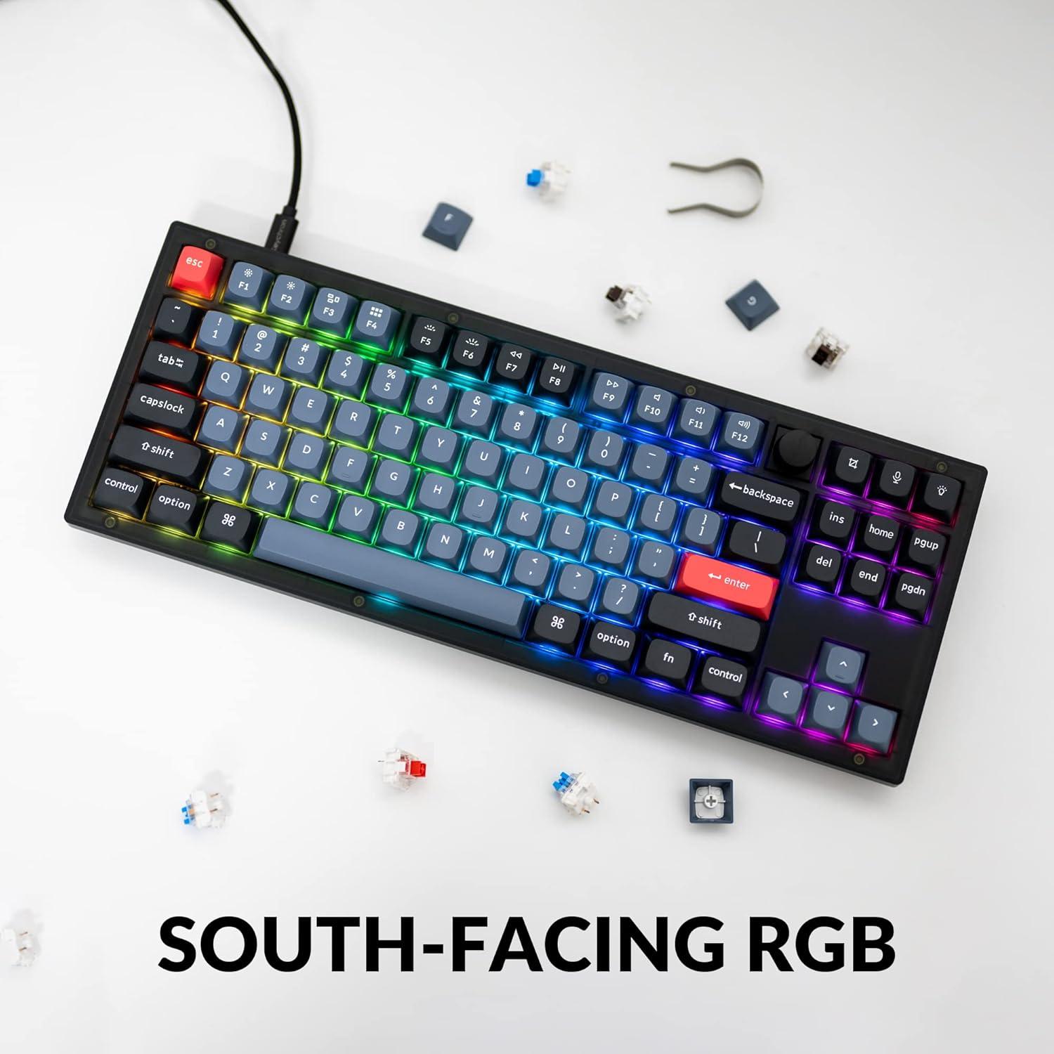 Teclado Mecánico Keychron V3 TKL QMK/VIA Personalizable