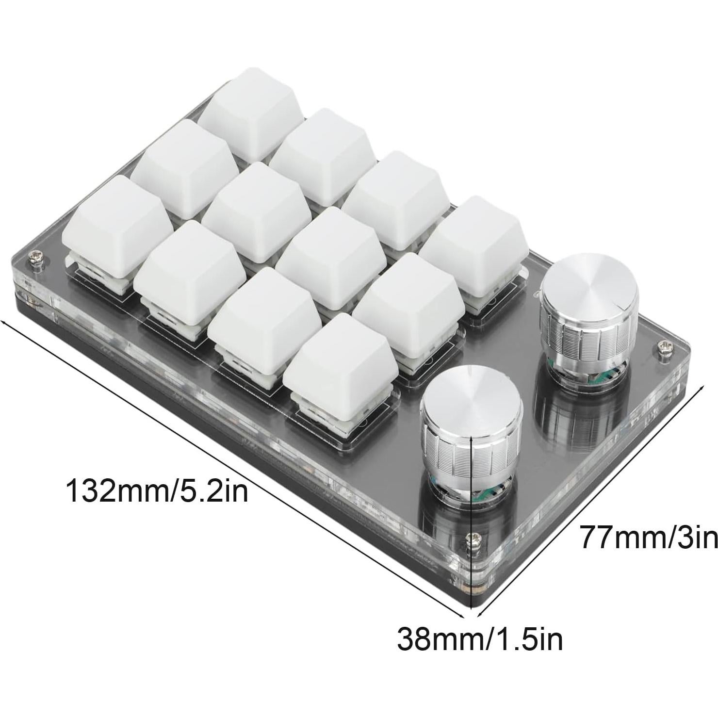 Teclado Mecánico Programable Cryfokt 12 Teclas Type C