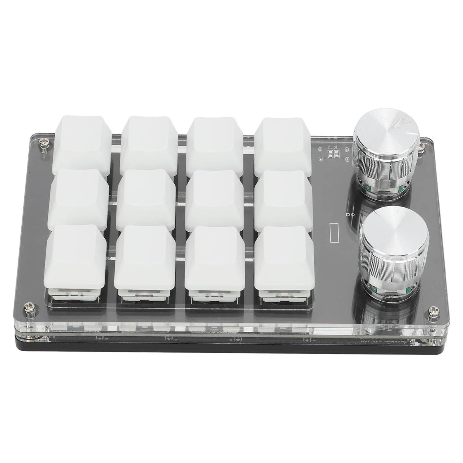 Teclado Mecánico Programable Diydeg Blanco 12 Teclas USB