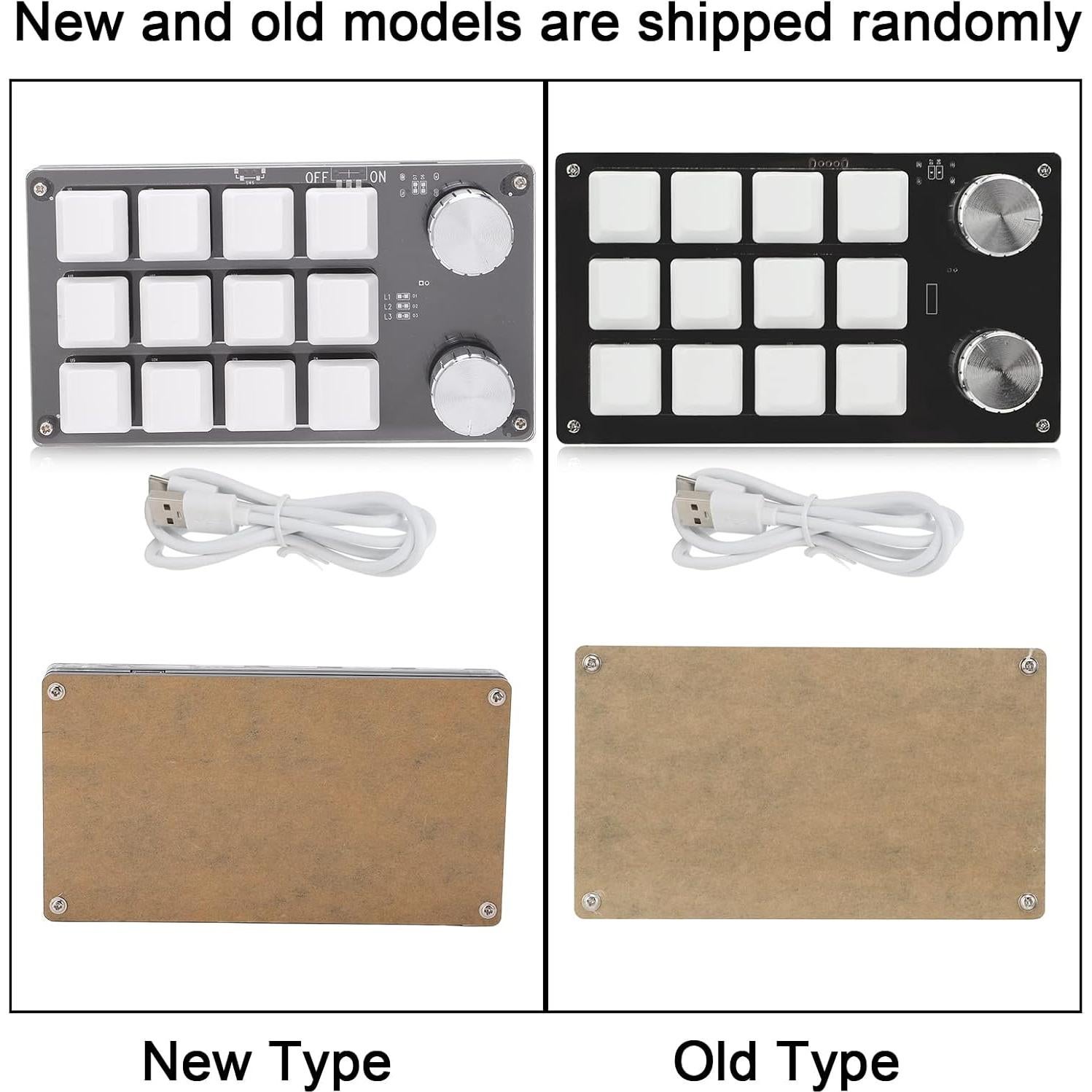 Teclado Mecánico Programable Diydeg Blanco 12 Teclas USB