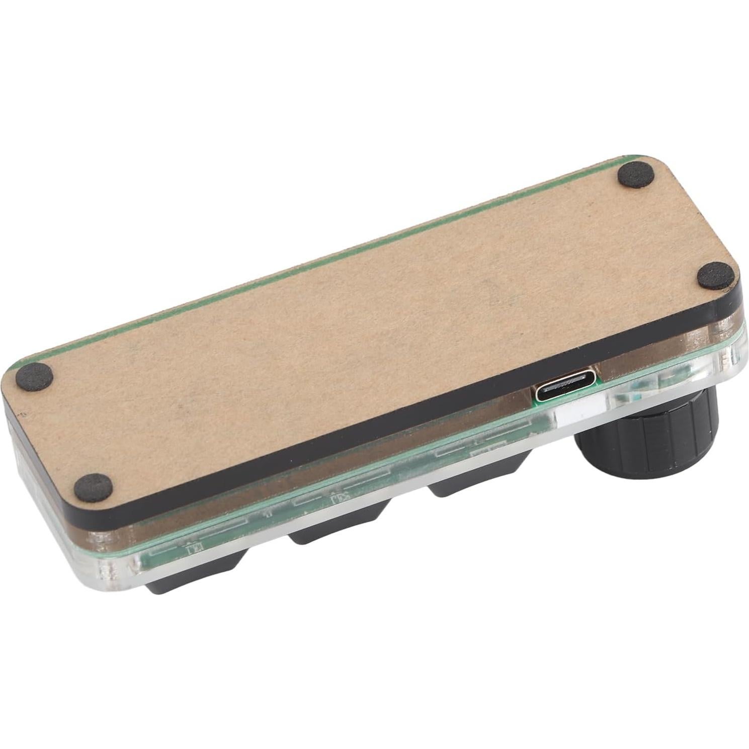 Teclado Mecánico Programable Heayzoki 3 Teclas RGB USB