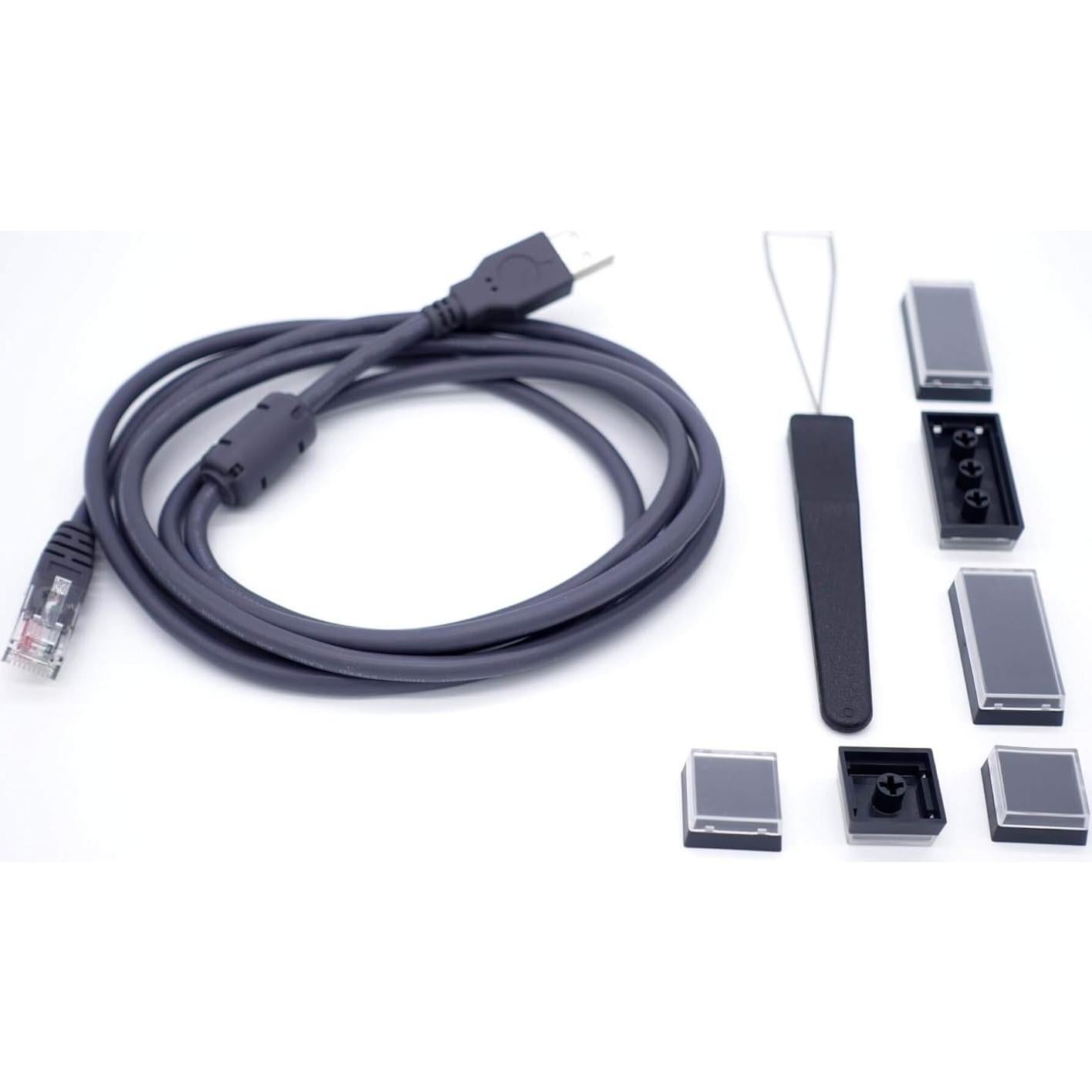 Teclado Numérico Mecánico Genovation CP48 USB 48 Teclas Negro