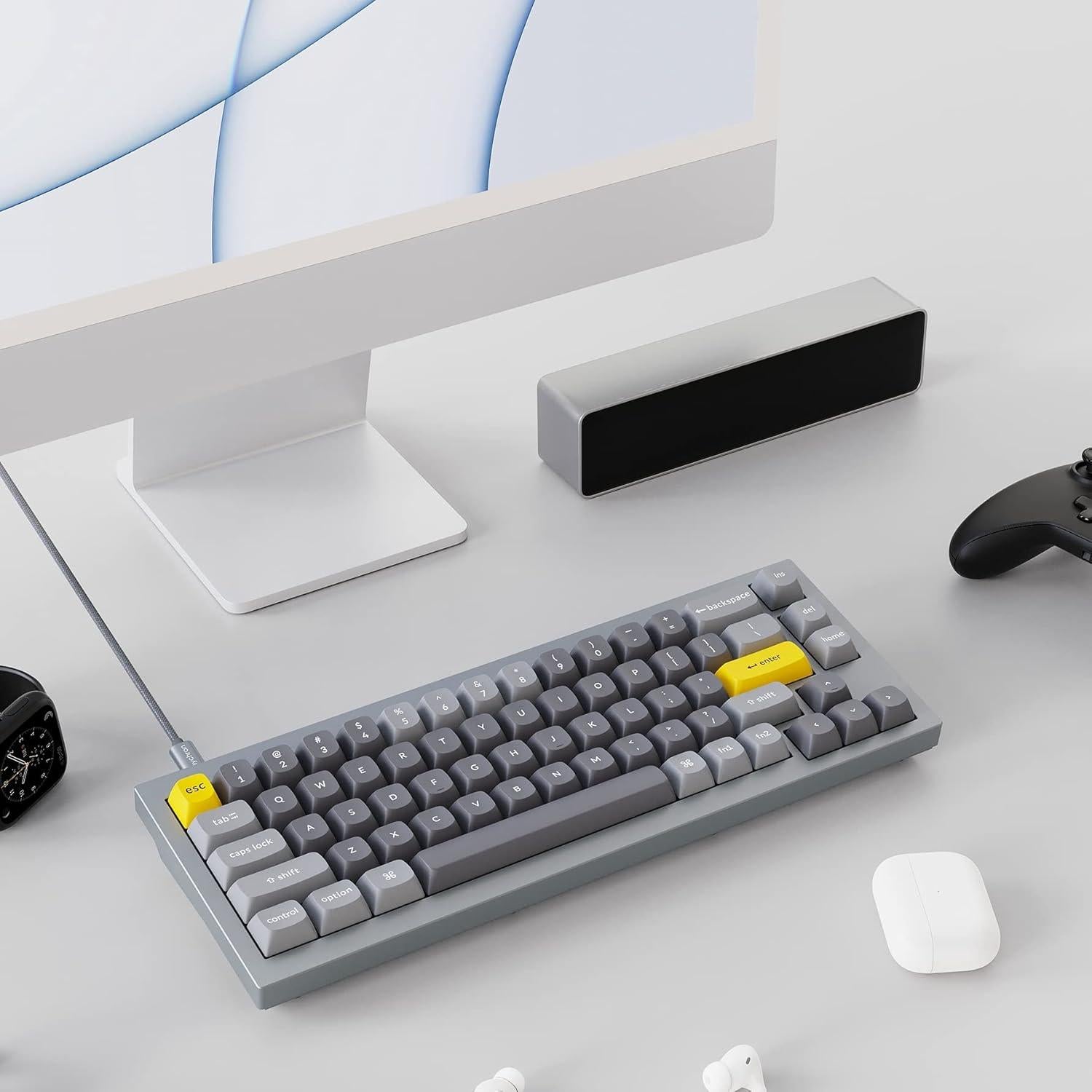 Teclado Mecánico Keychron Q2 Personalizable 65% Gris