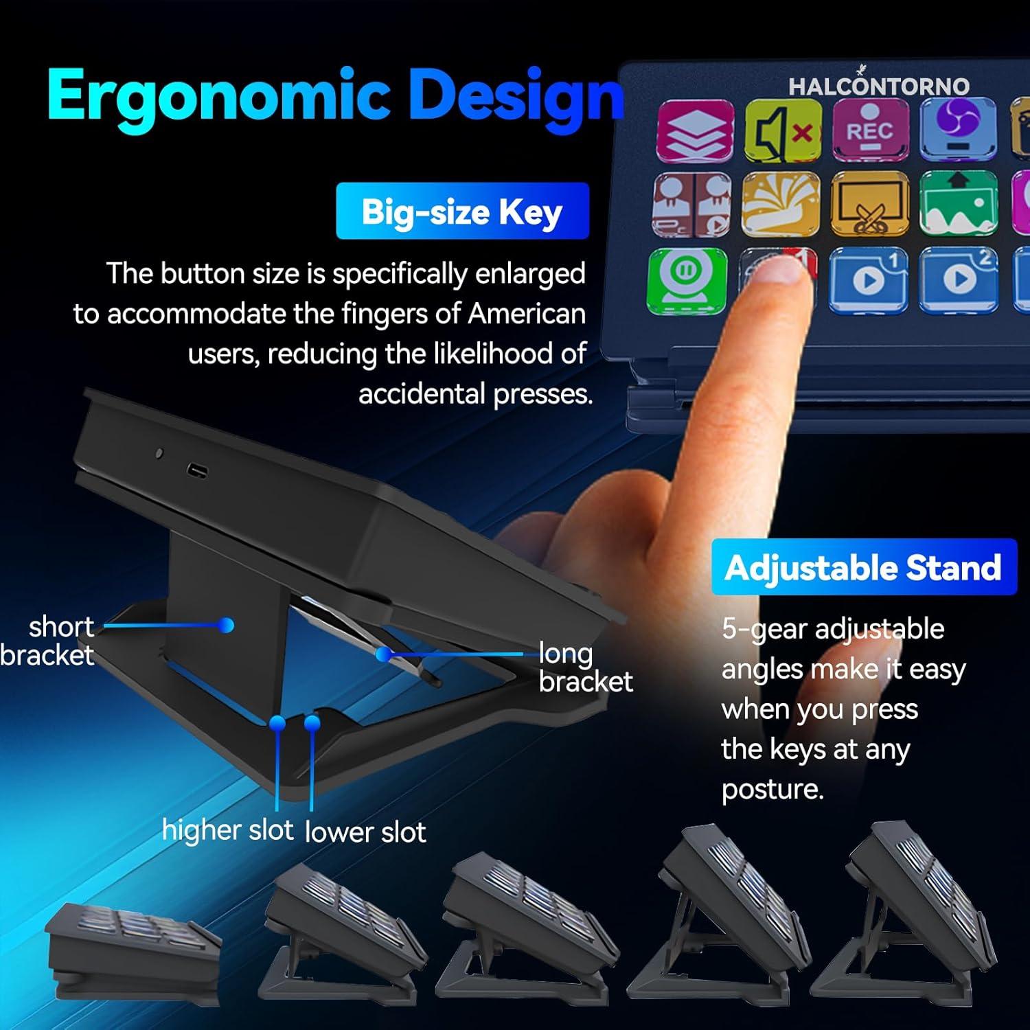 Dock de Transmisión HALCONTORNO para Steamdeck y PC