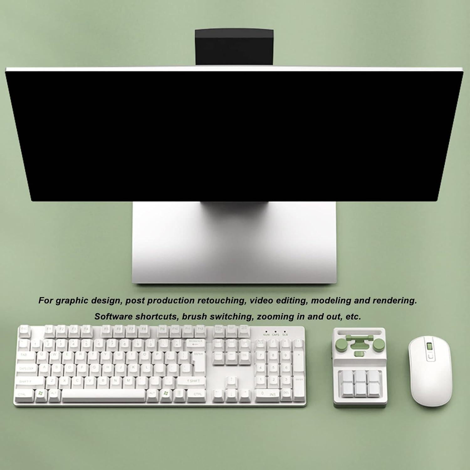 Mini Teclado Mecánico Bluetooth Bewinner 6 Teclas RGB