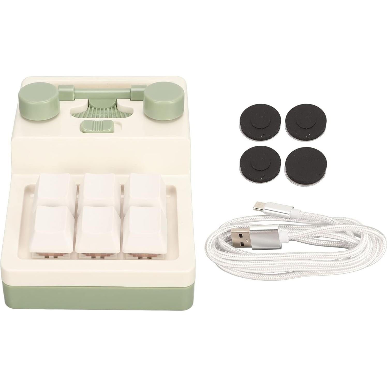 Mini Teclado Mecánico Bluetooth Bewinner 6 Teclas RGB