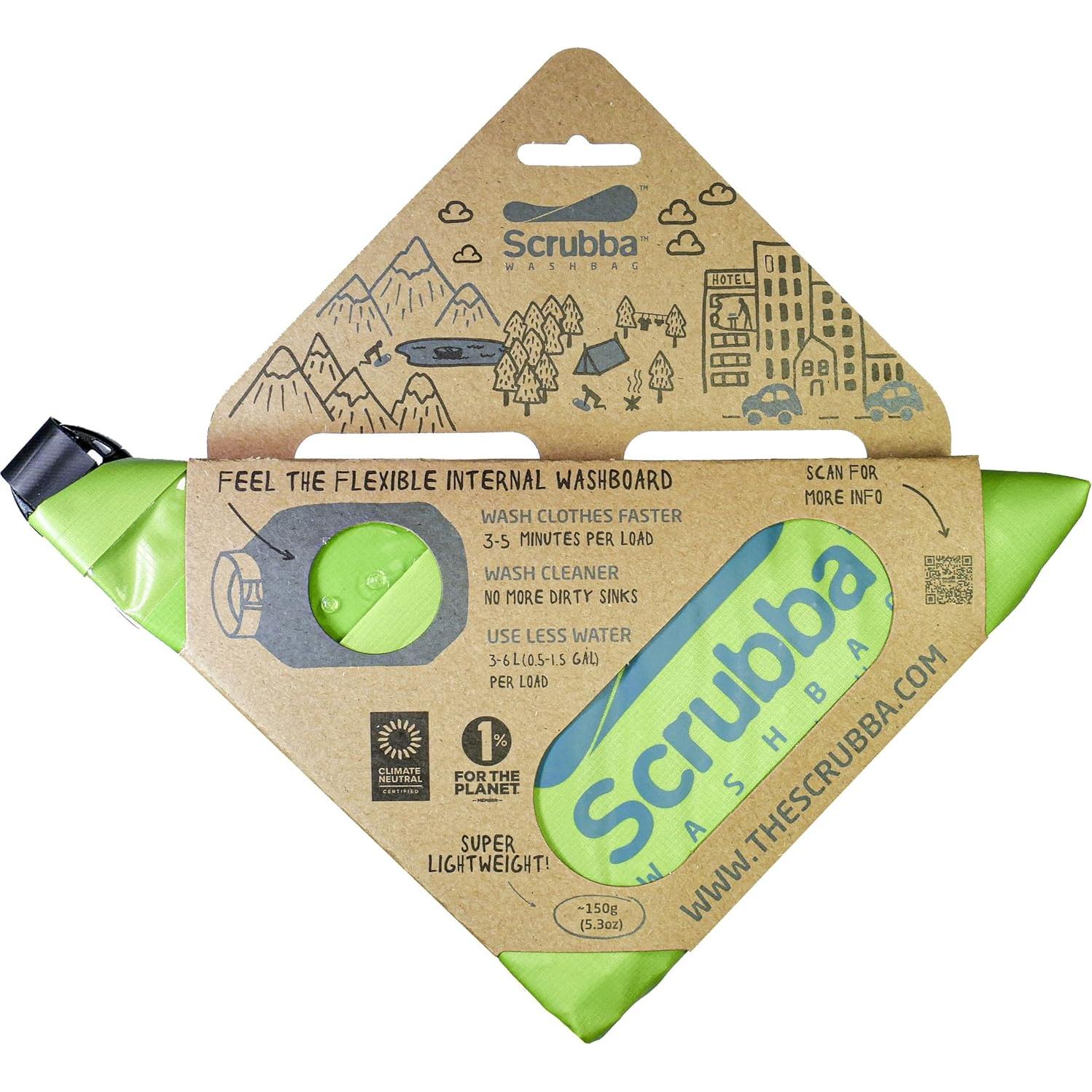 Bolsa de Lavado Scrubba - Lavadora Manual Portátil 150g