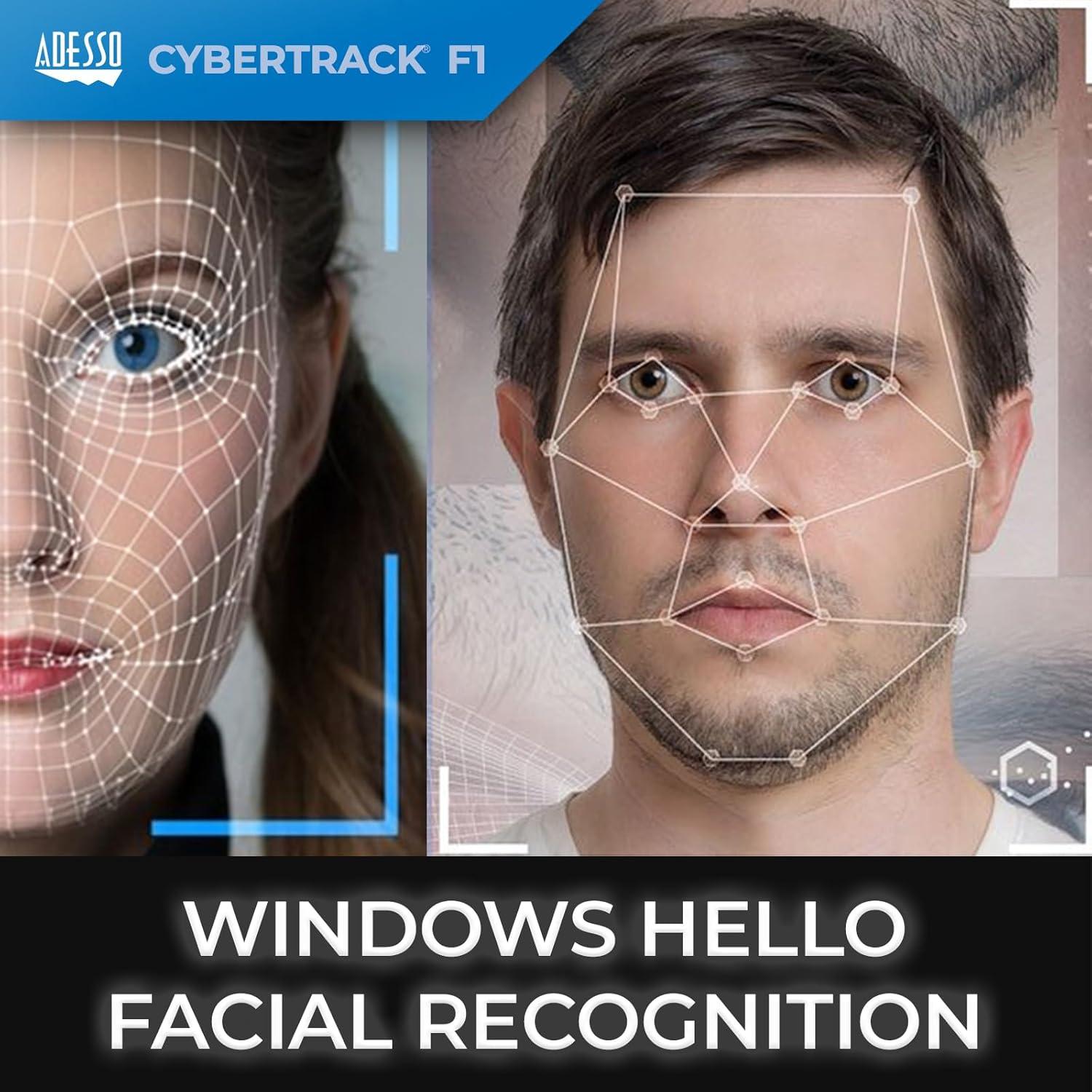 Webcam Adesso CyberTrack F1 HD 1080P USB con Micrófono