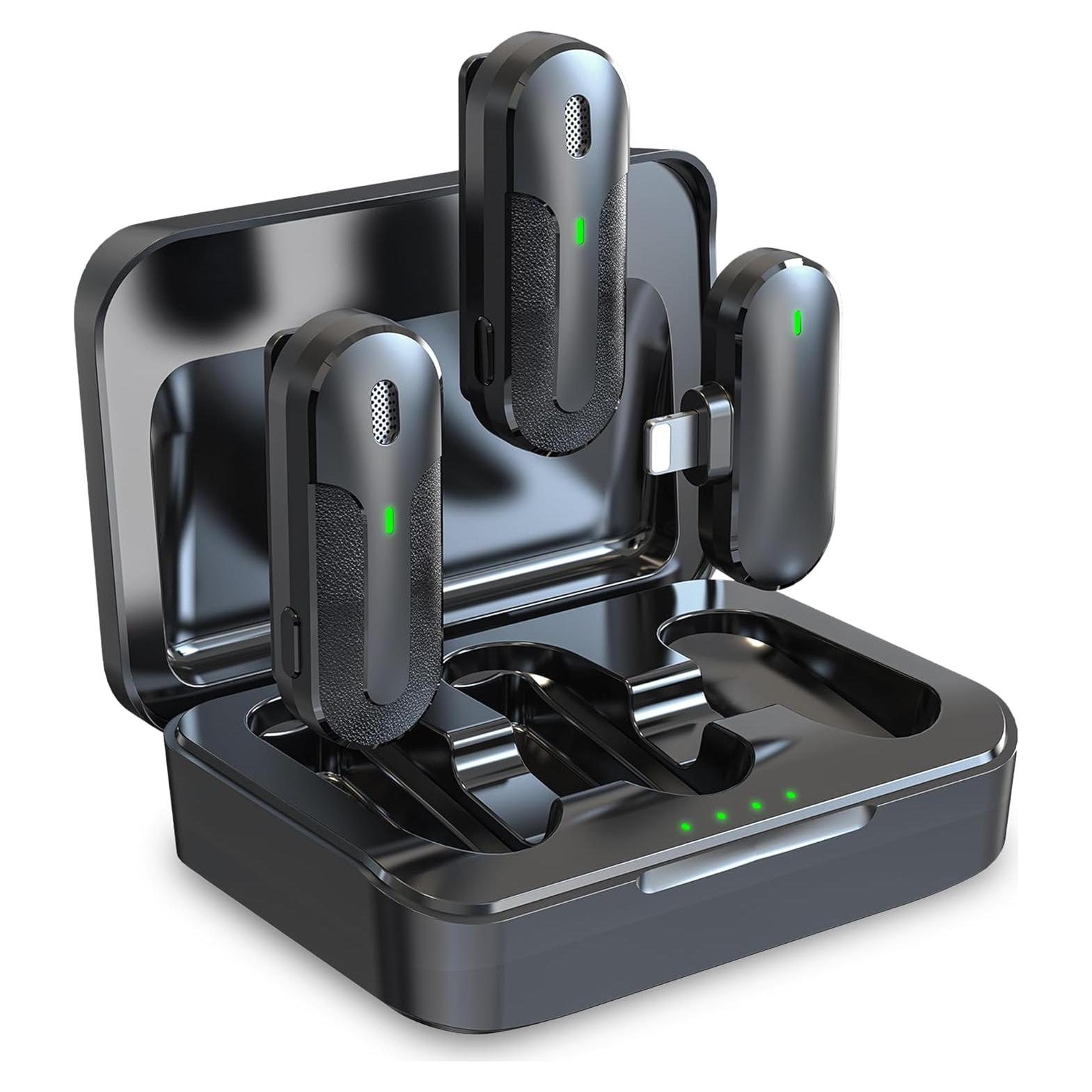 Micrófono Lavalier Inalámbrico LORESO para iPhone y iPad