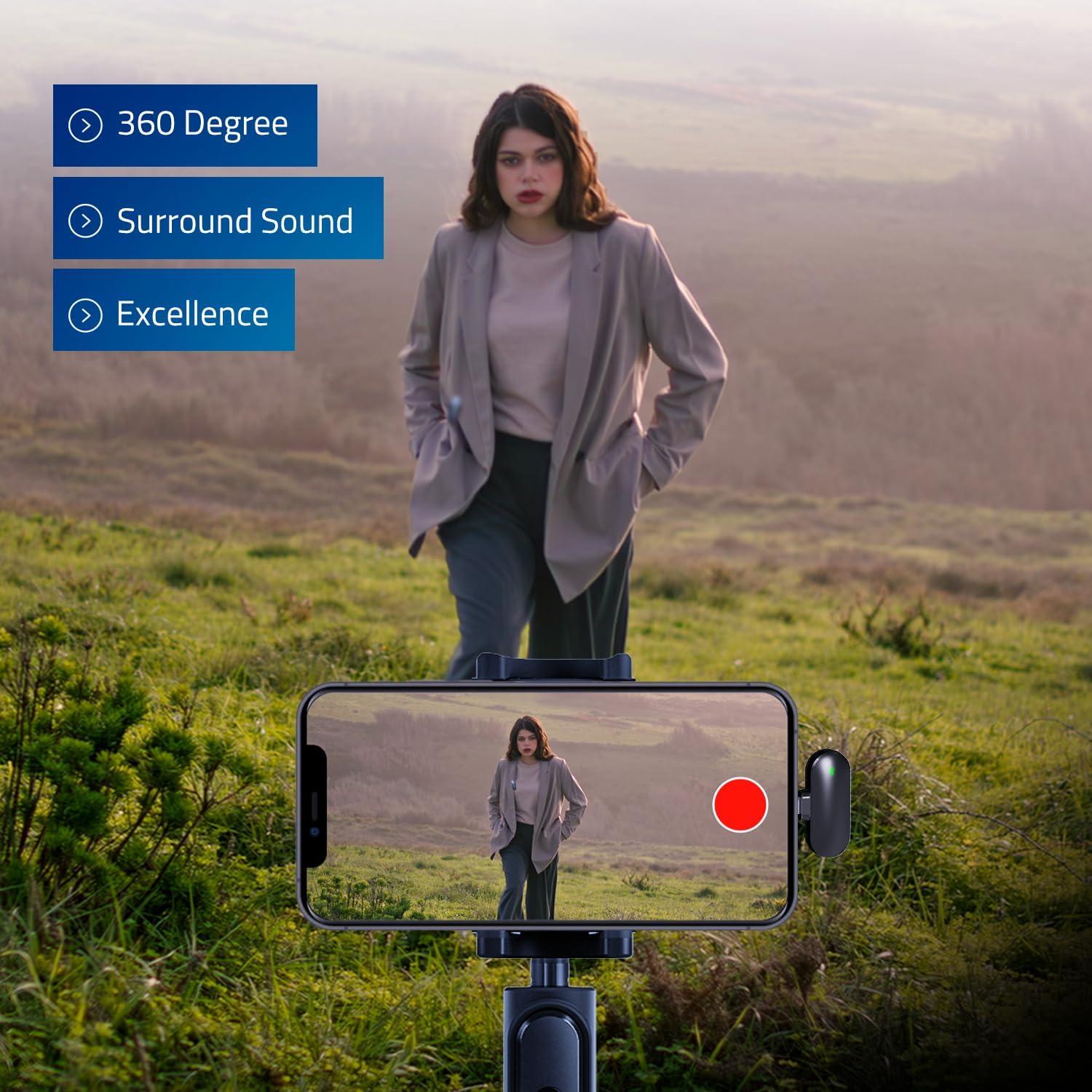 Micrófono Lavalier Inalámbrico LORESO para iPhone y iPad