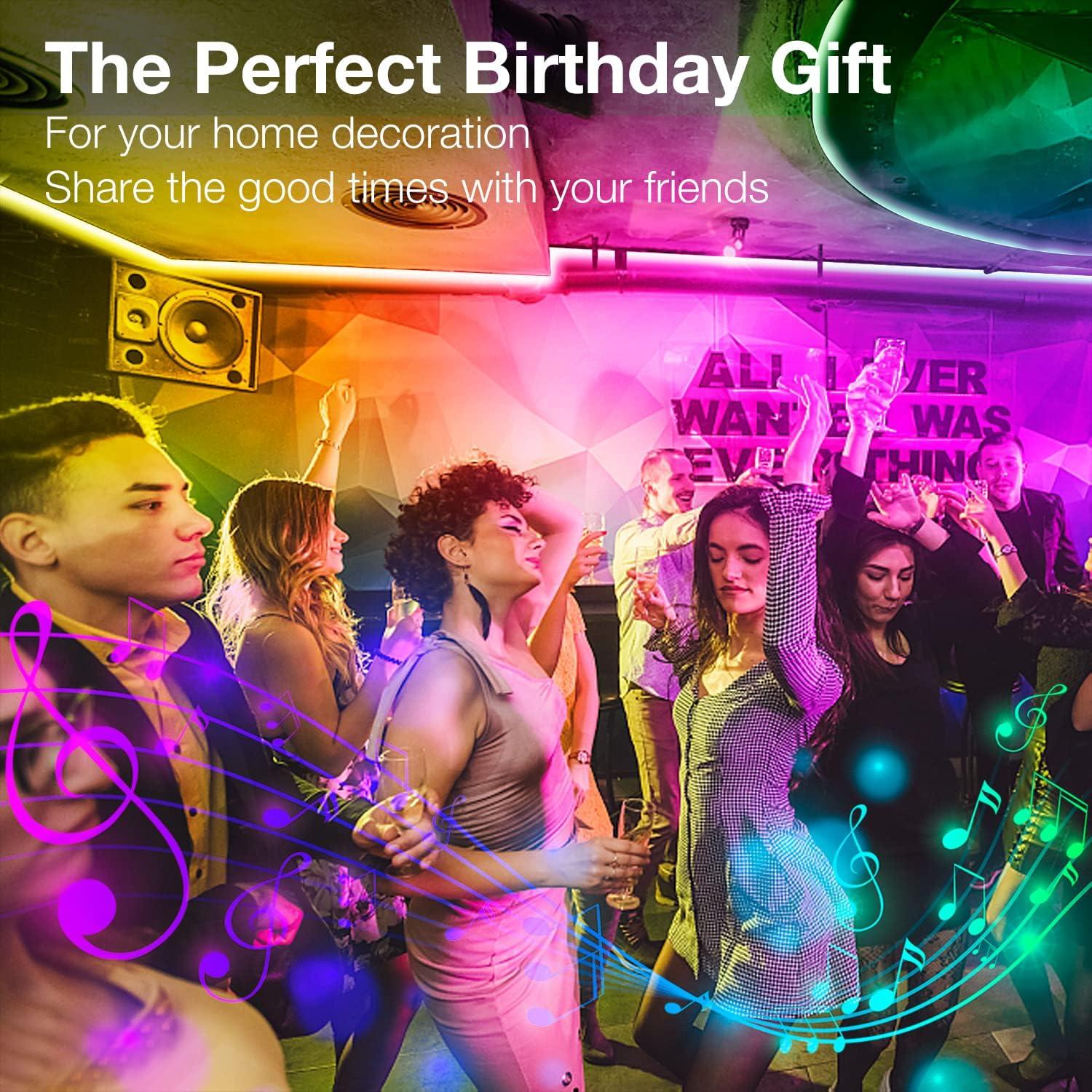 DAYBETTER Tiras LED 60.96 m Control Remoto y APP