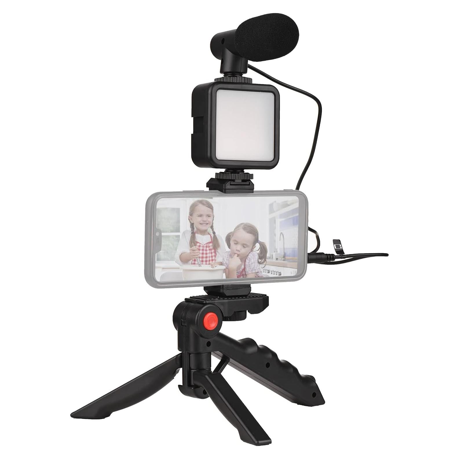 Kit de Vlog Mini Smartphone Sunydog con Luz LED y Micrófono