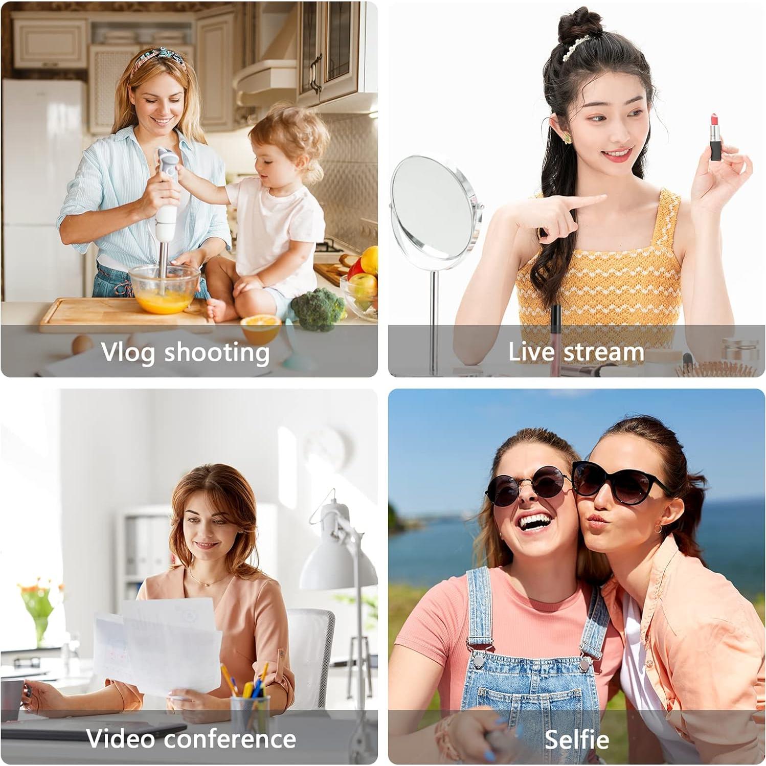 Kit de Vlog Mini Smartphone Sunydog con Luz LED y Micrófono