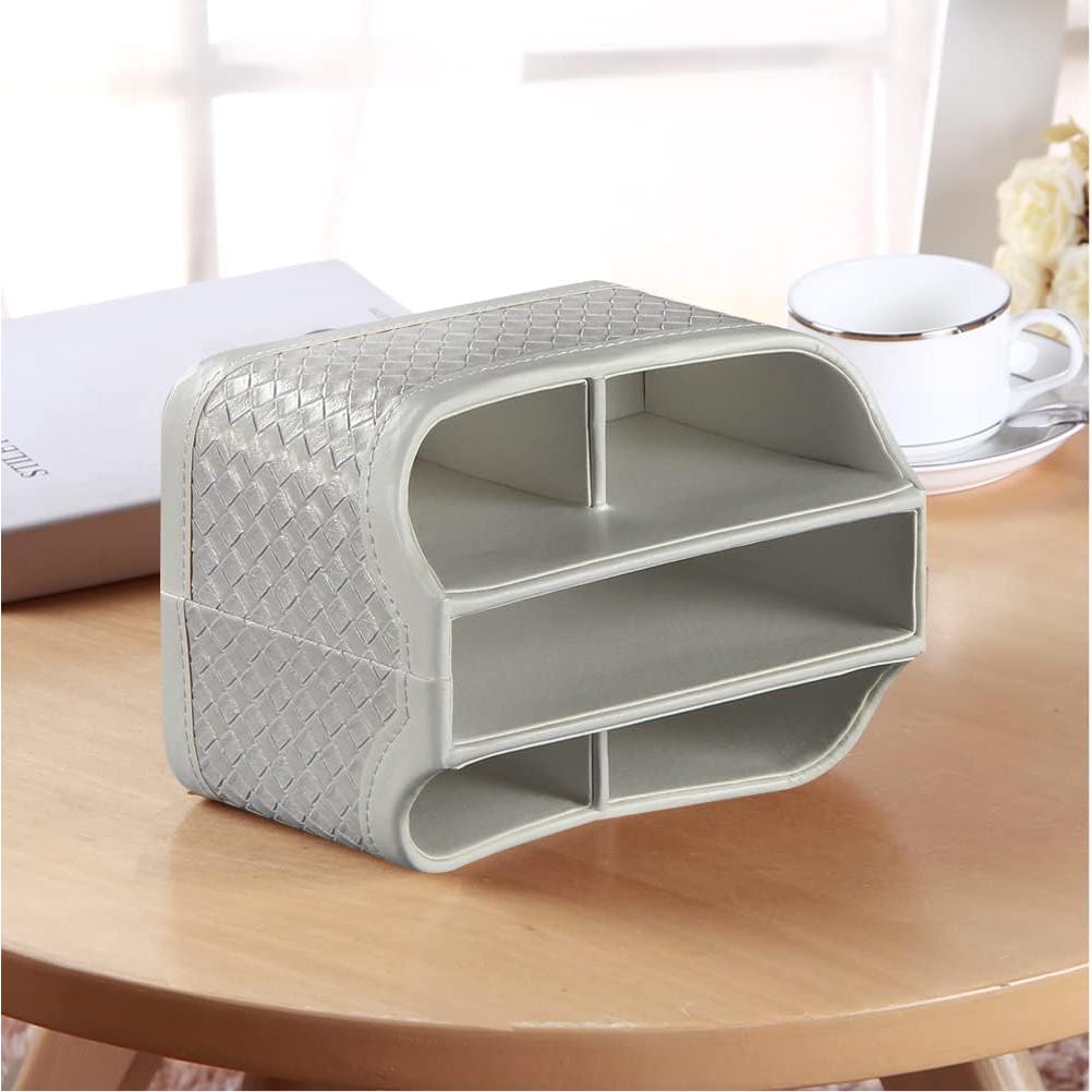 Soporte Organizador de Control Remoto PUSU Cuero PU 360°