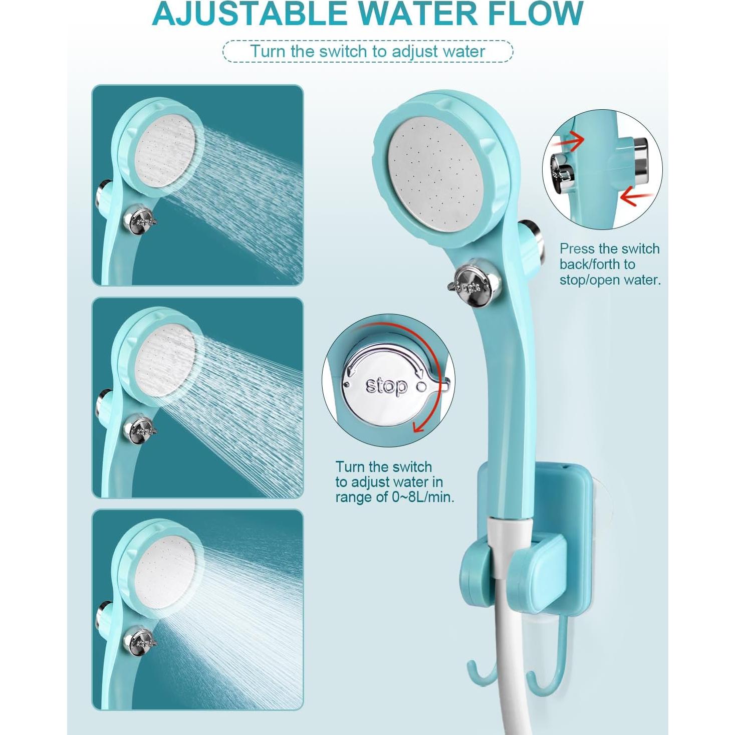 Ducha Portátil AUTOPkio B206001B para Camping 4500mAh