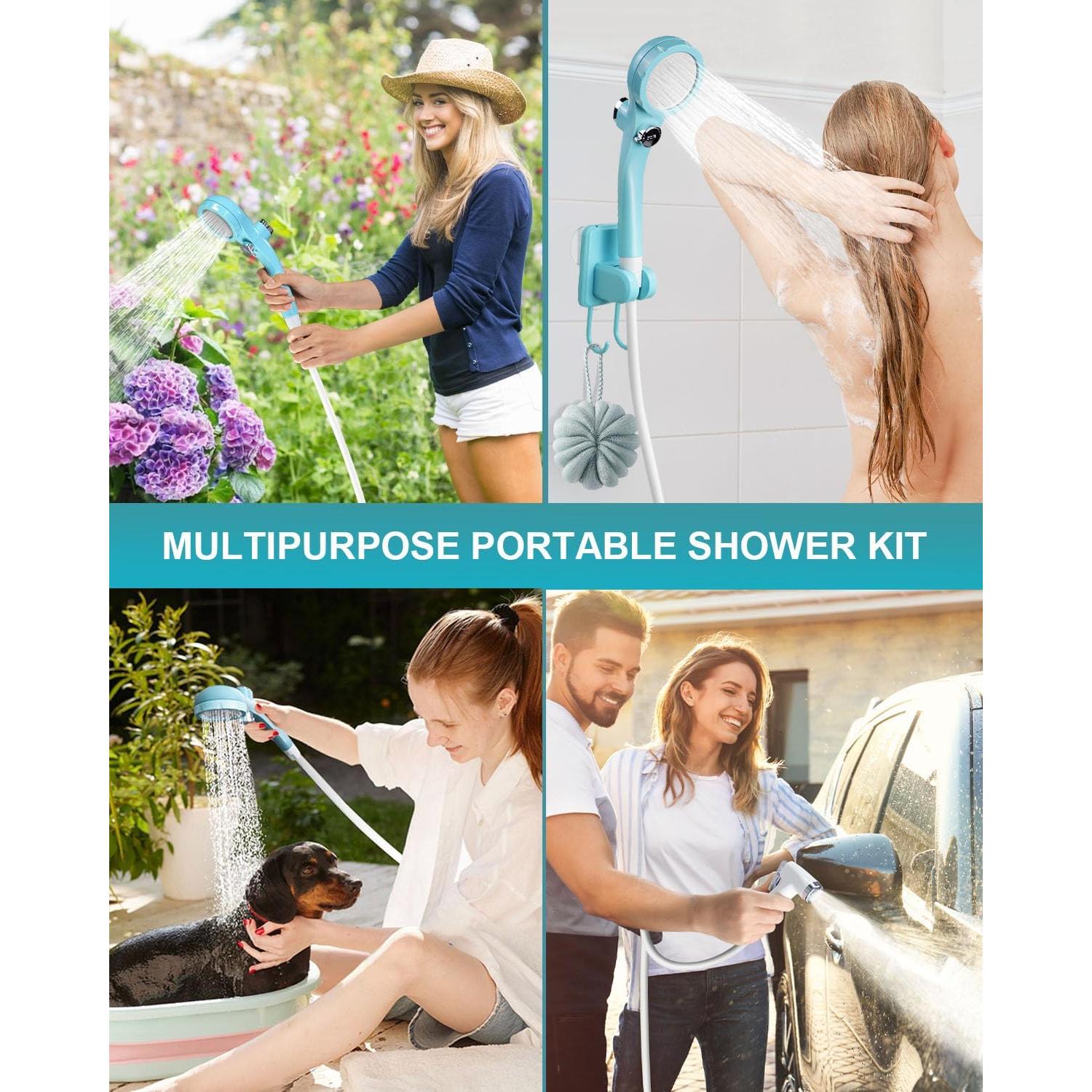 Ducha Portátil AUTOPkio B206001B para Camping 4500mAh