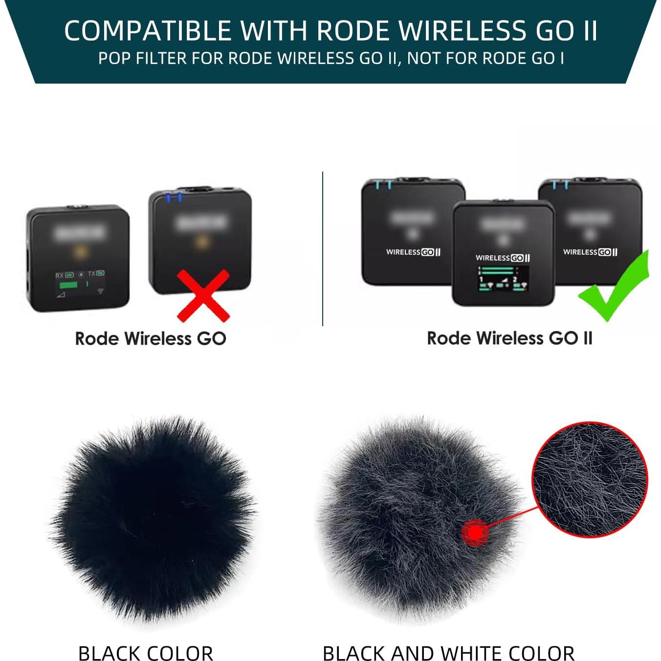 Filtro de viento Rode Windshield Pop para Wireless Go II