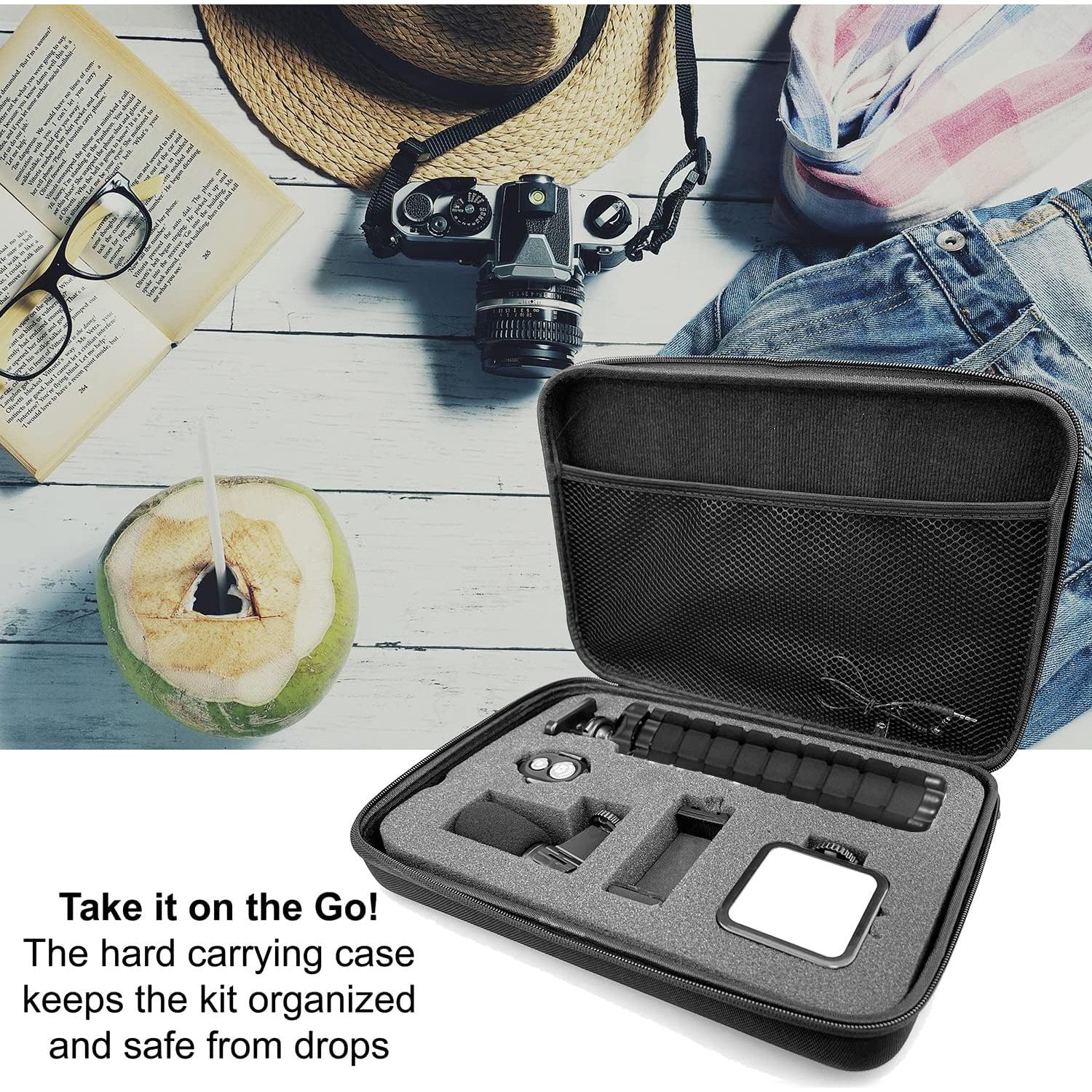 Kit de Vlogging Acuvar con Trípode Flexible y Accesorios