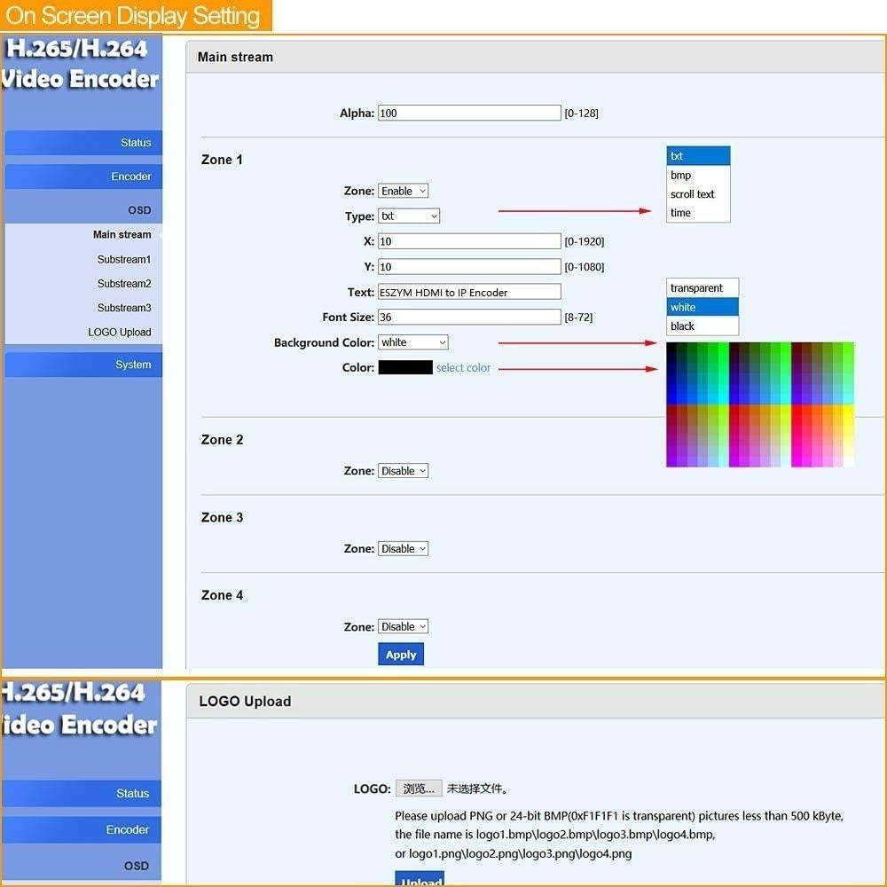 H.265/H.264 HDMI Video Encoder for Live Stream Broadcast on Facebook YouTube Ustream Wowza Streaming Platforms.Support RTMP/RTMPS/RTSP/UDP/RTP/SRT
