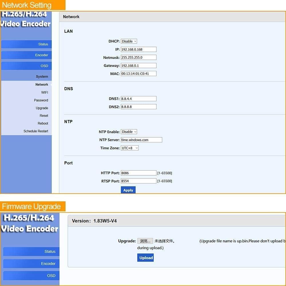 H.265/H.264 HDMI Video Encoder for Live Stream Broadcast on Facebook YouTube Ustream Wowza Streaming Platforms.Support RTMP/RTMPS/RTSP/UDP/RTP/SRT