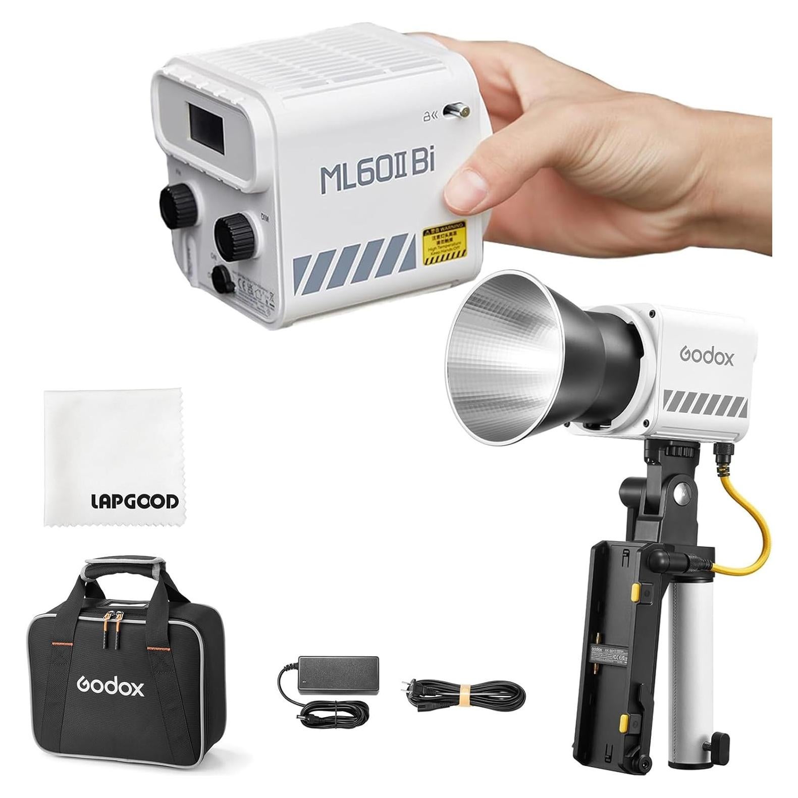 Godox ML60II Bi 70W Luz de Video Bi-Color 2800-6500K