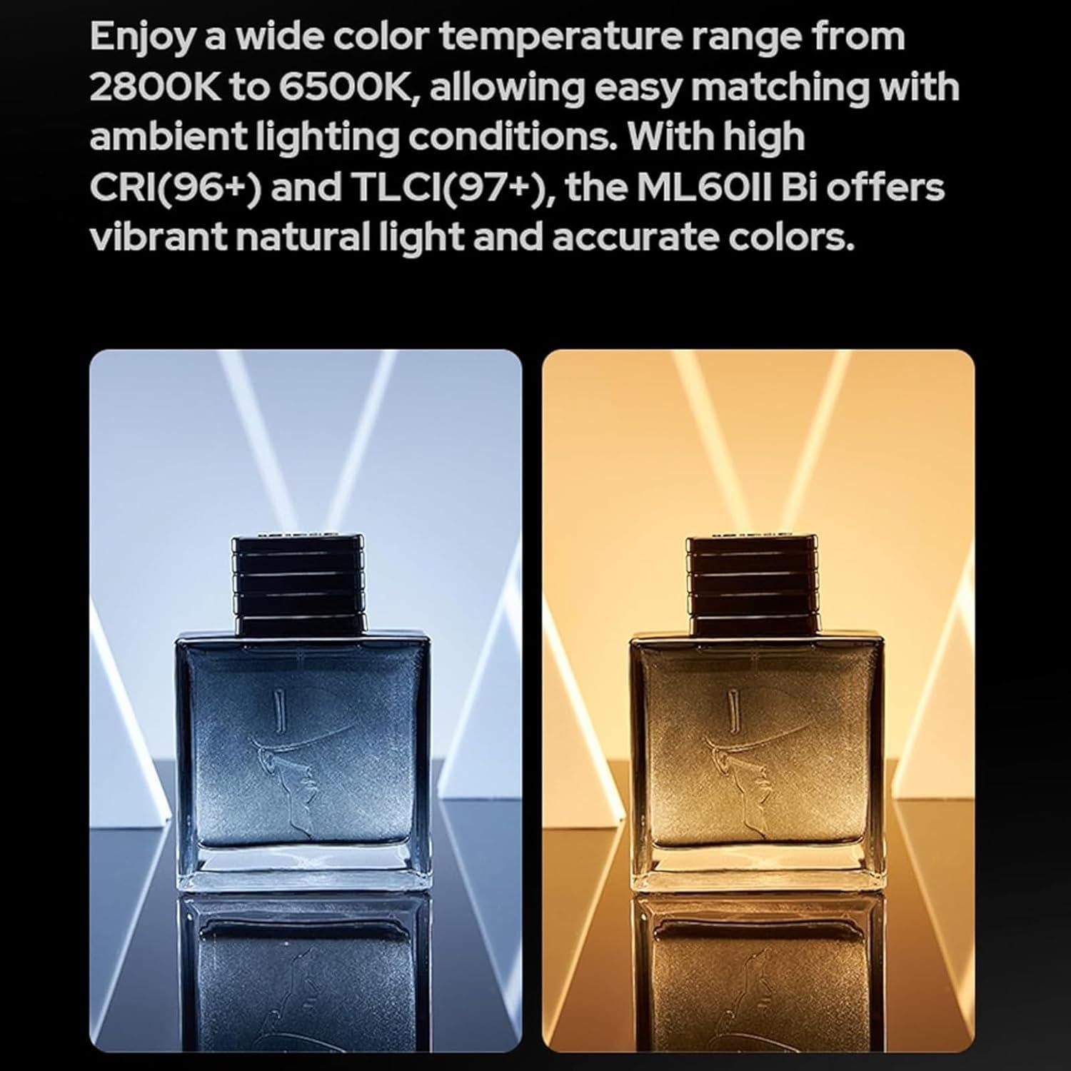 Godox ML60II Bi 70W Luz de Video Bi-Color 2800-6500K