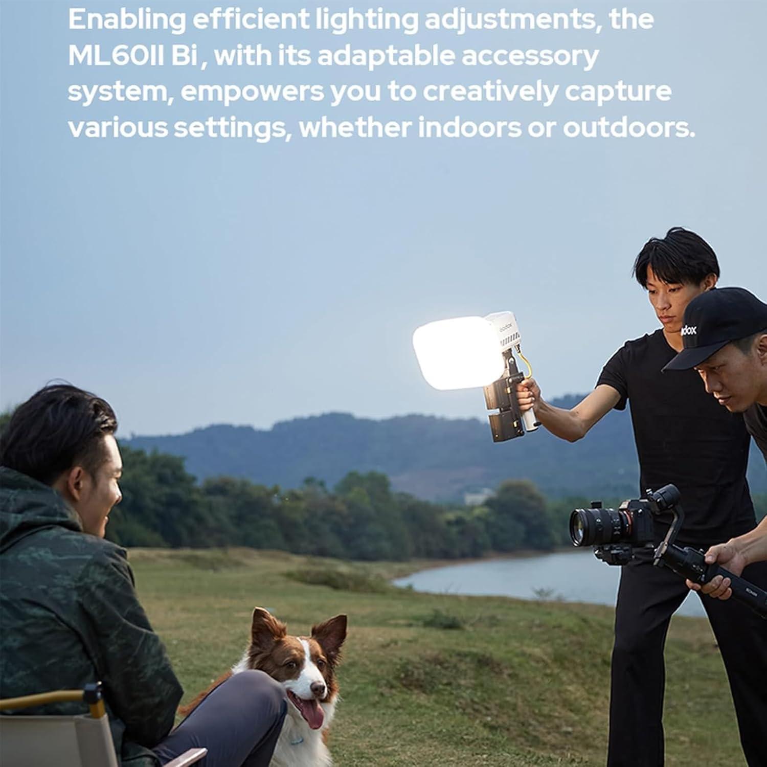 Godox ML60II Bi 70W Luz de Video Bi-Color 2800-6500K