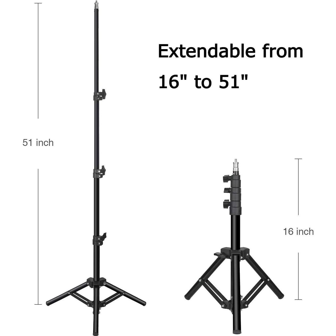 Anillo de Luz LED Rovtop 25 cm con Trípode Ajustable