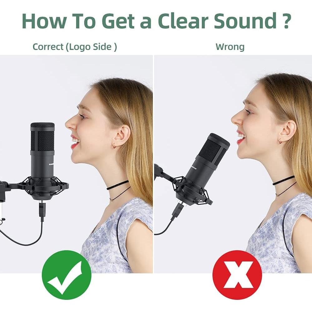 Micrófono USB Sudotack ST-800 para Streaming y Podcast