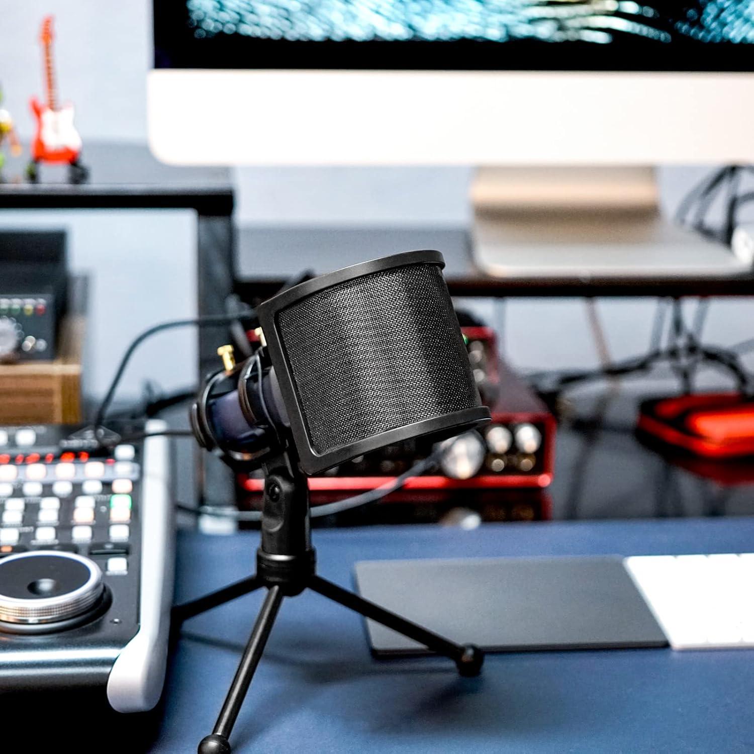 Filtro Pop U-Tech Musiin Studio Pro para Micrófono - 3 Capas