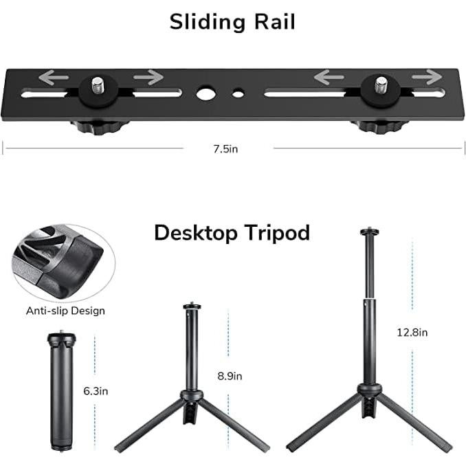 Luz de Video Pocket Pixel G6 RGB con Trípode y Batería 3000mAh