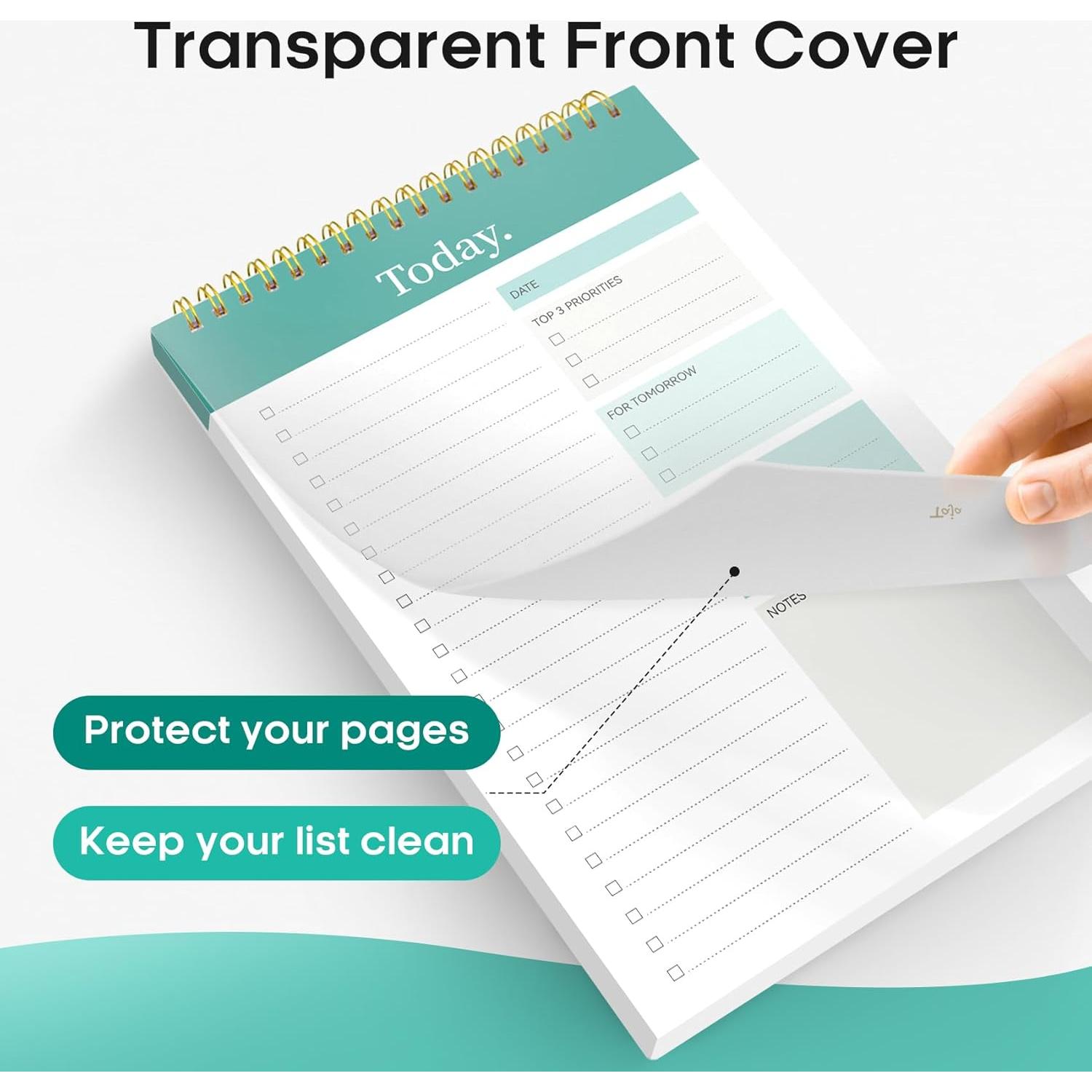Bloc de Notas de Tareas Taja 52 Hojas Movimiento Verde