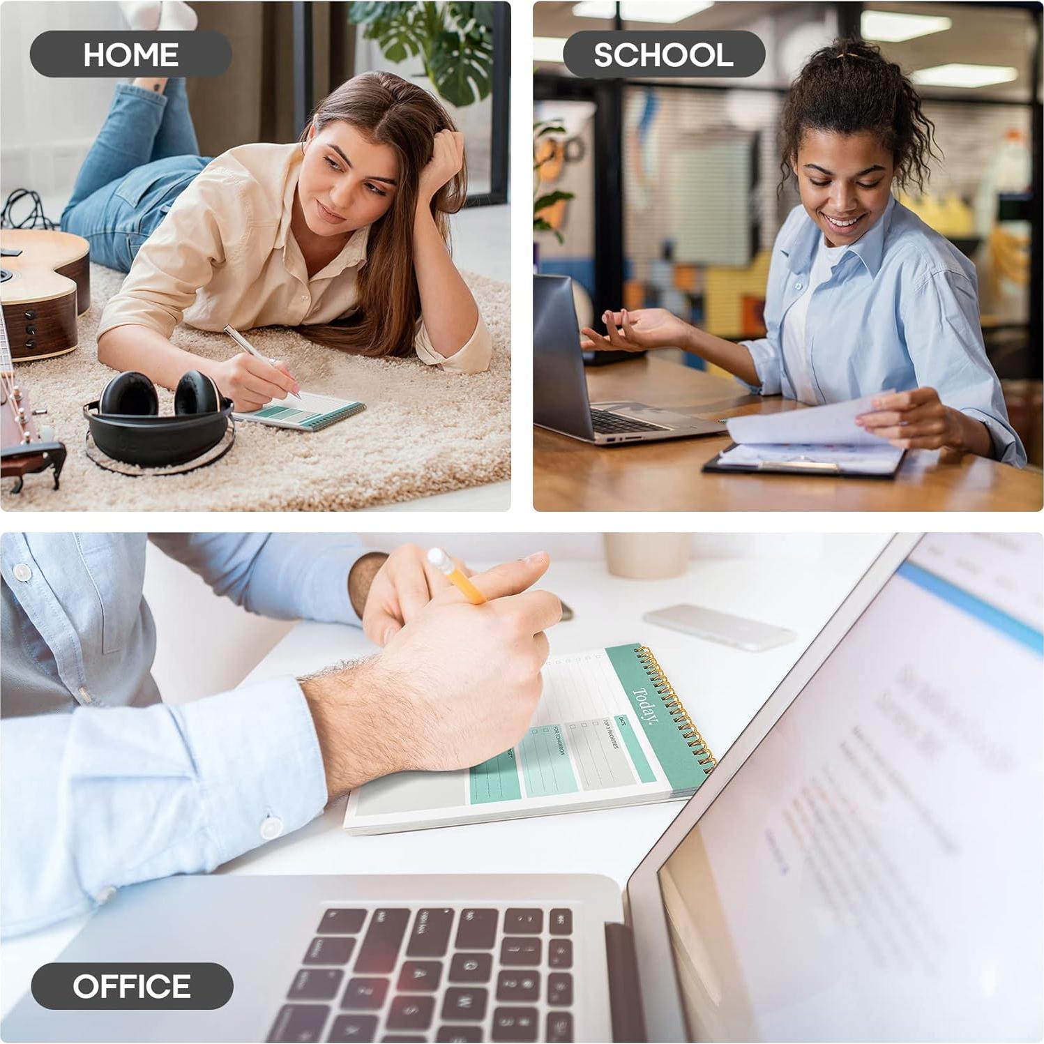 Bloc de Notas de Tareas Taja 52 Hojas Movimiento Verde