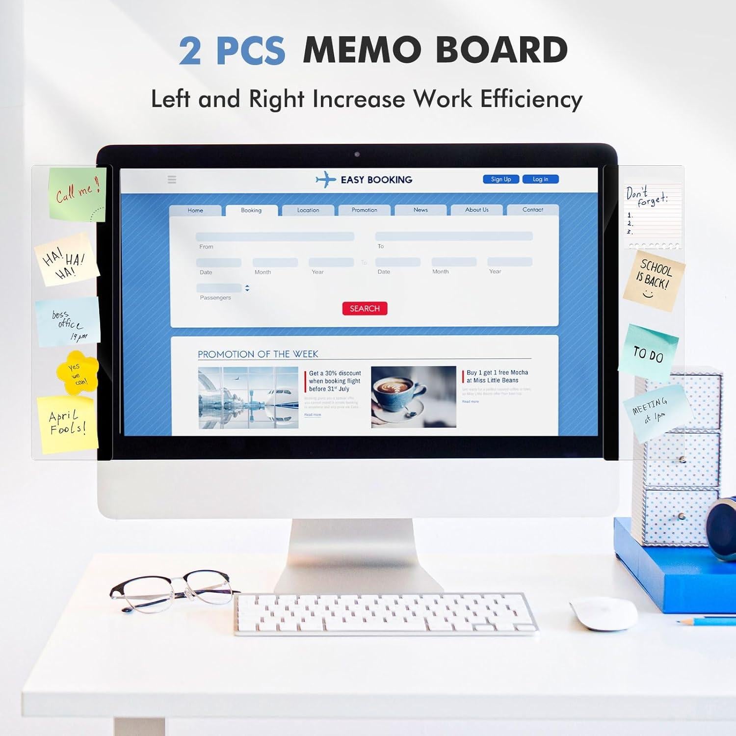 Tableros de Memoria Acrílico DOLLAR BOSS 2 Pcs 27.94x7.87cm