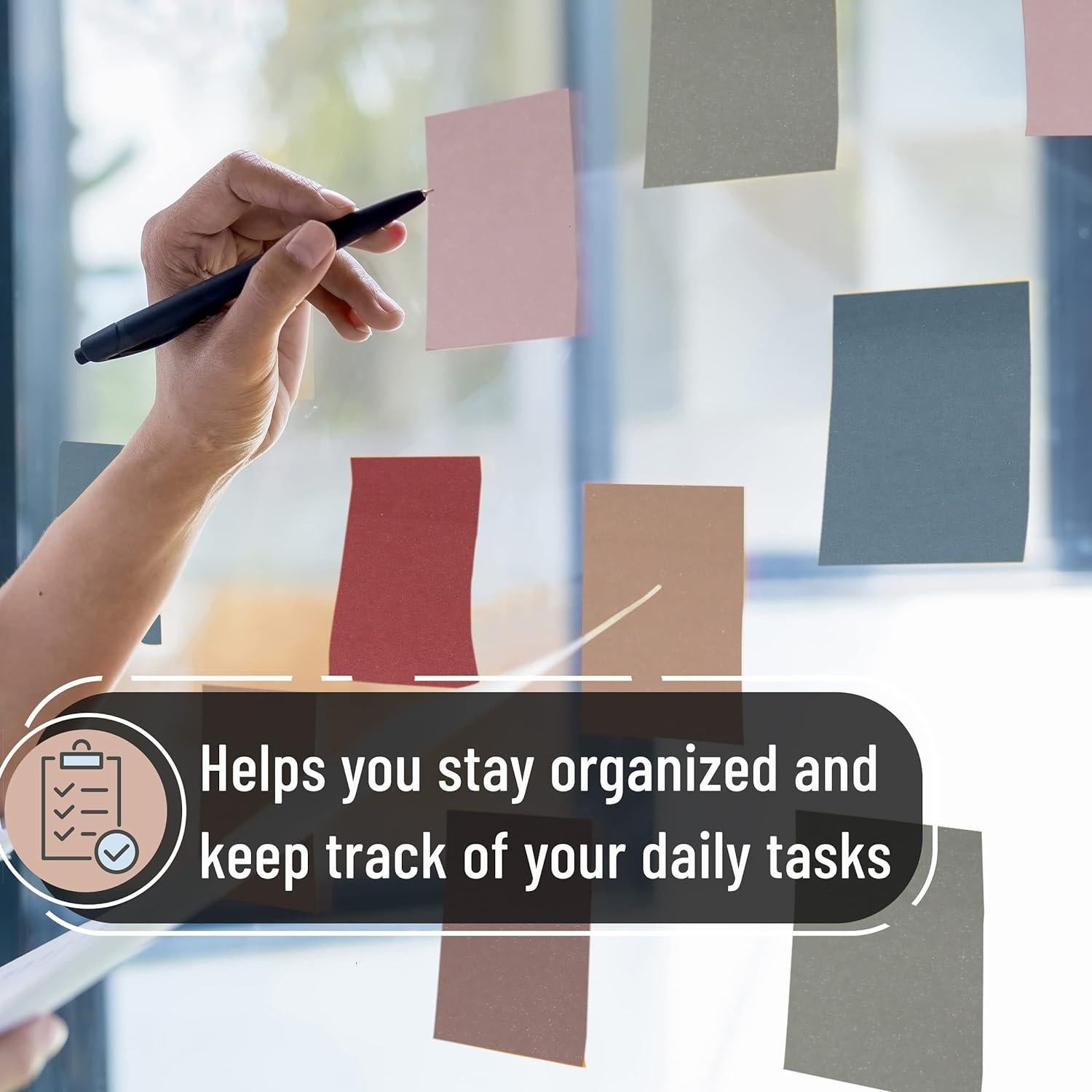 Notas Adhesivas Mr. Pen Vintage 12 Bloc 7.62cm x 7.62cm