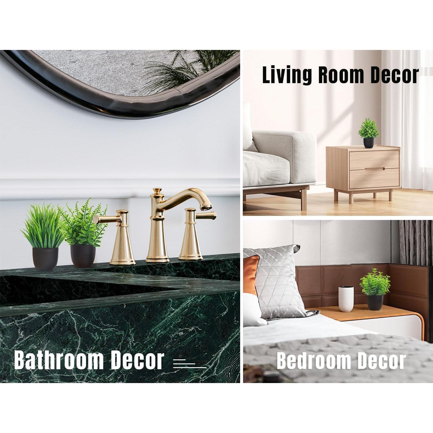 Plantas Artificiales Der Rose 4 Paquetes 18.3 cm Verde