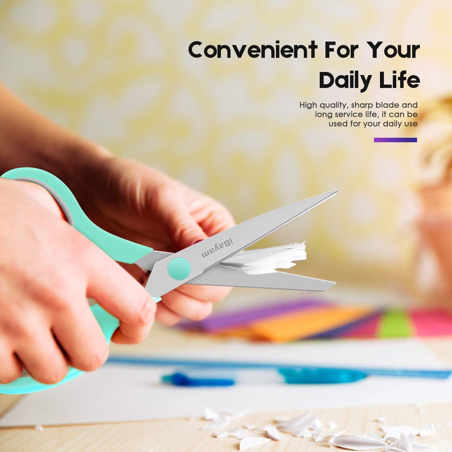 Tijeras Multiusos iBayam 20 cm Paquete de 3 Ergonómicas