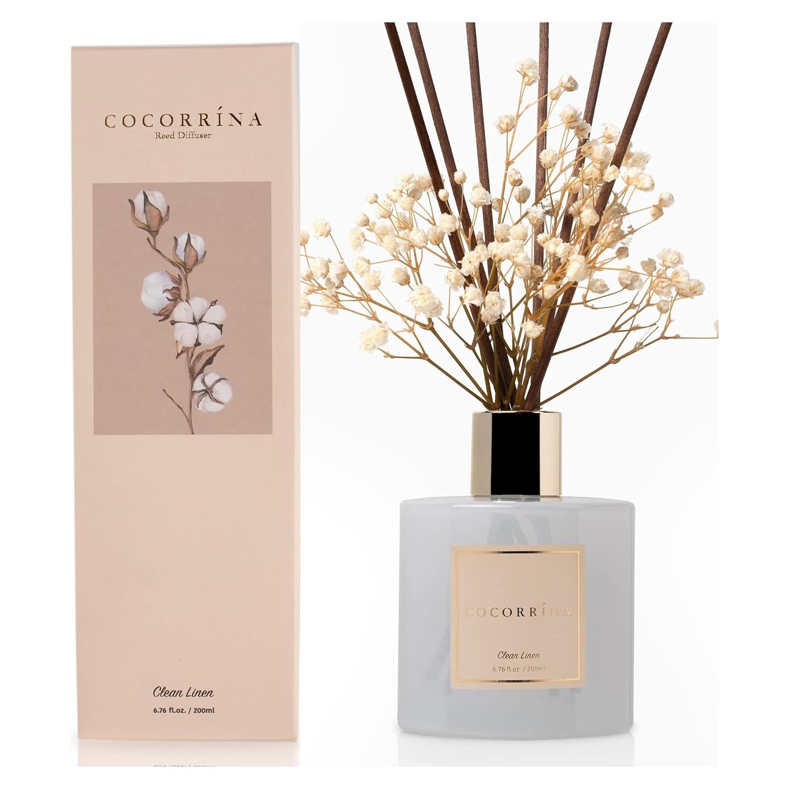 Difusor de Varitas COCORRÍNA 200 ml Aroma Ropa Limpia