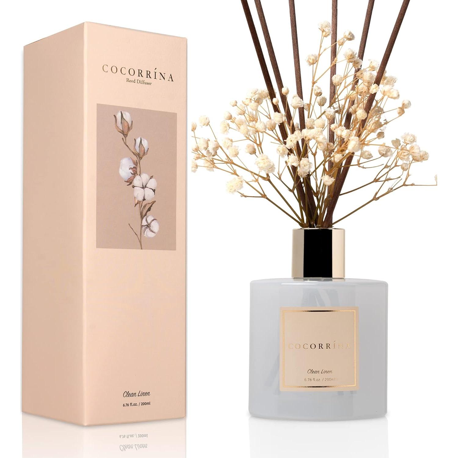 Difusor de Varitas COCORRÍNA 200 ml Aroma Ropa Limpia