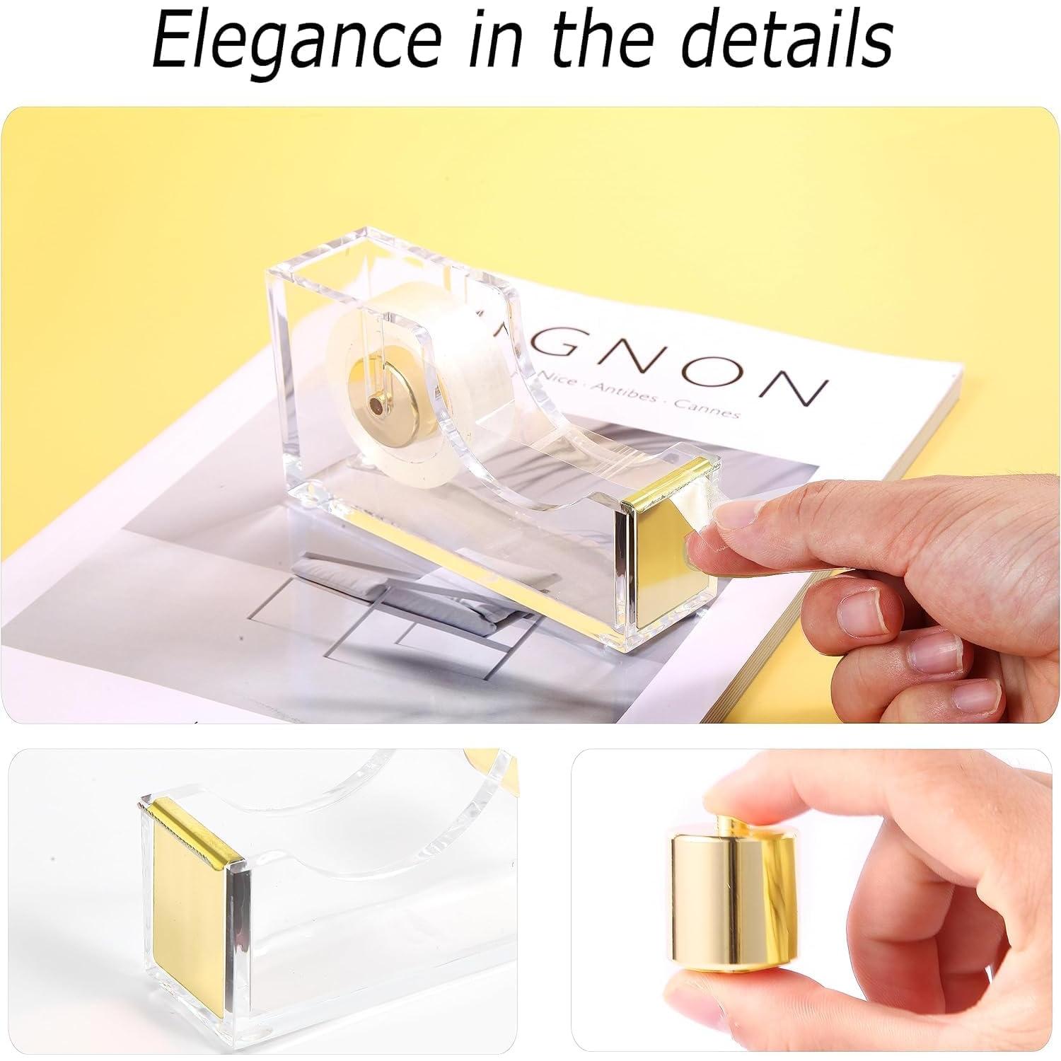 Set de 7 Organizadores de Escritorio Gawsey Dorado 360°