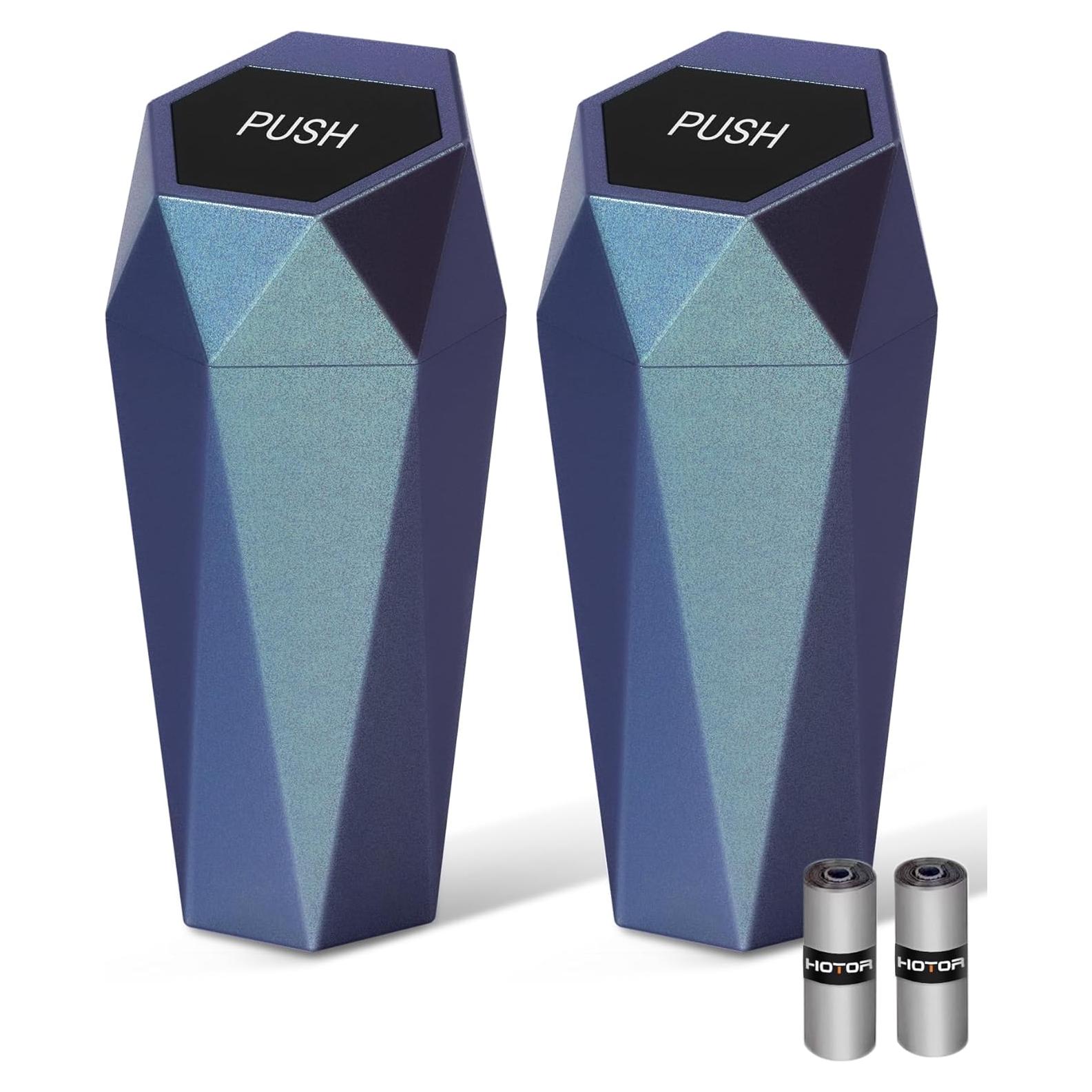 Bote de Basura Compacto HOTOR para Auto - 2 Unidades