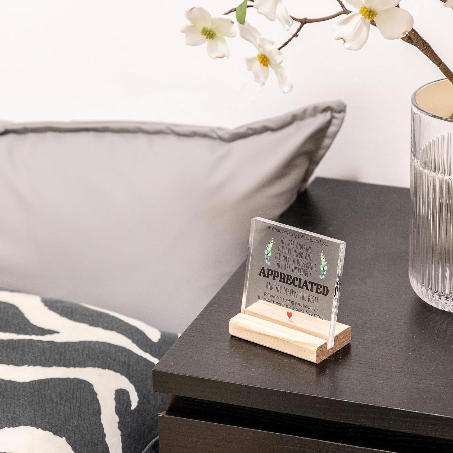 Cartel Acrílico Decorativo VBAIFAyy 10x10 cm Personalizable