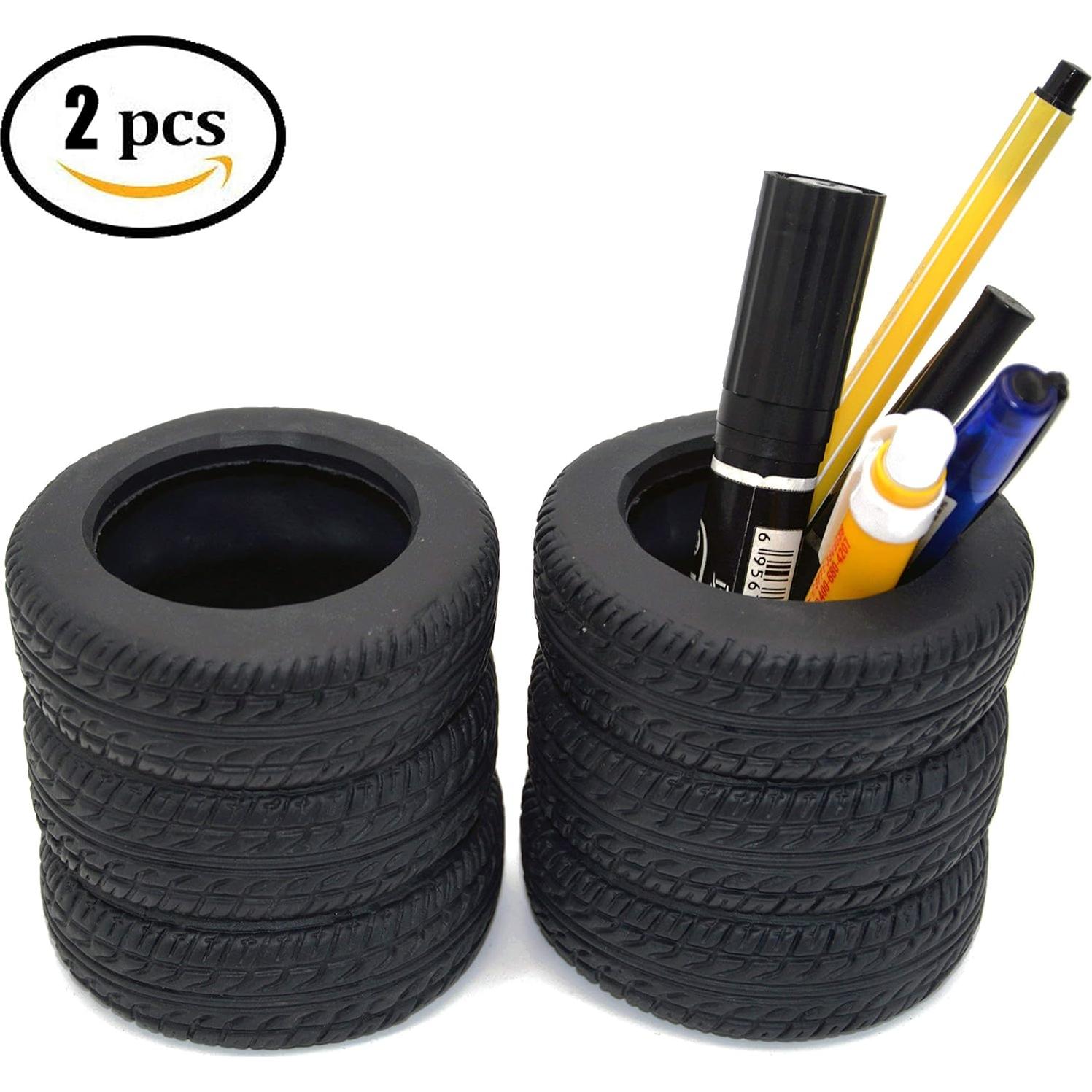 Soporte de Lápices Neumático Maceta Suculentas MONMOB 2 Pzas