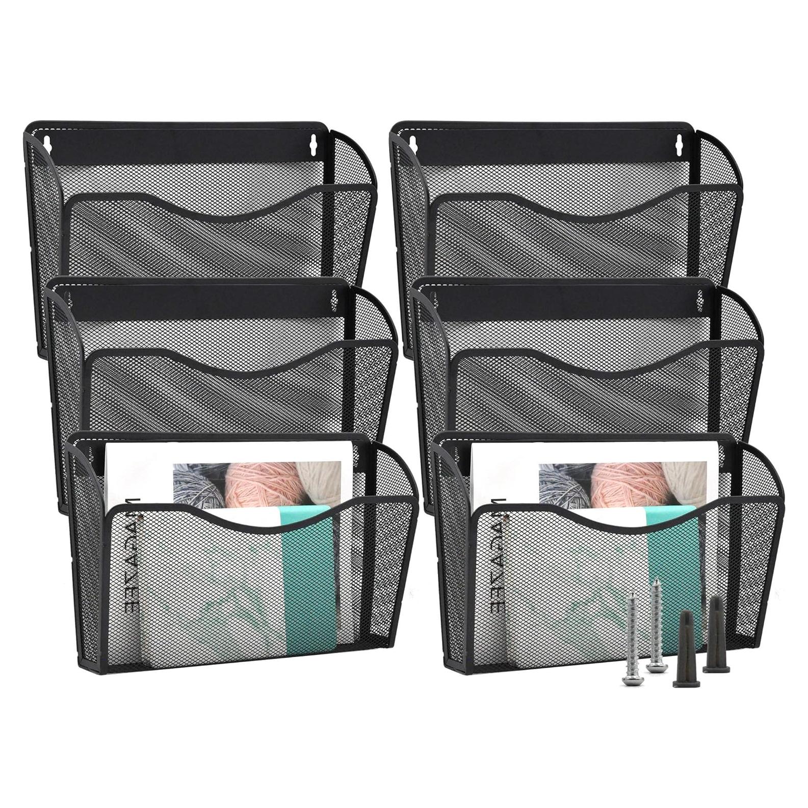 Organizador de Archivos Colgante EASEPRES 6 Bolsillos Negro