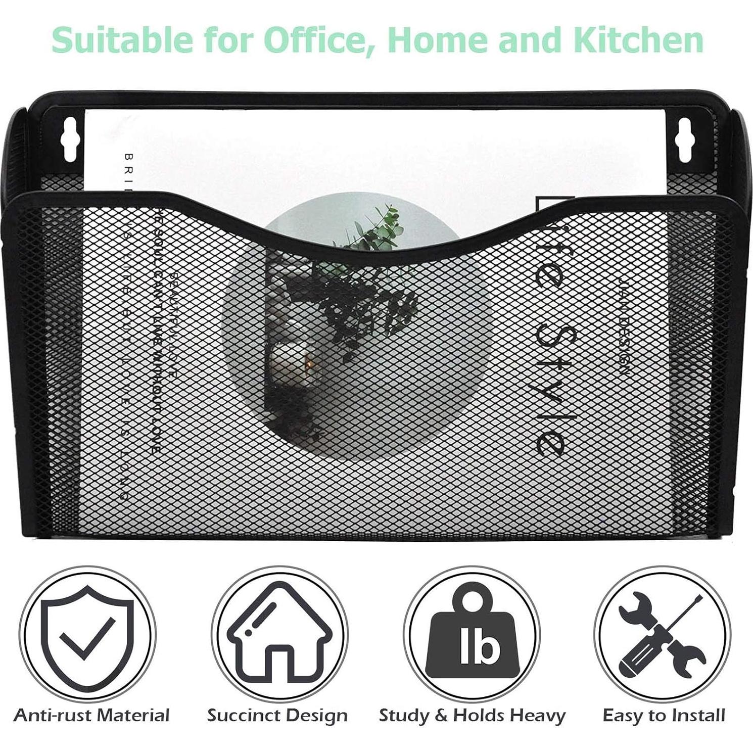 Organizador de Archivos Colgante EASEPRES 6 Bolsillos Negro