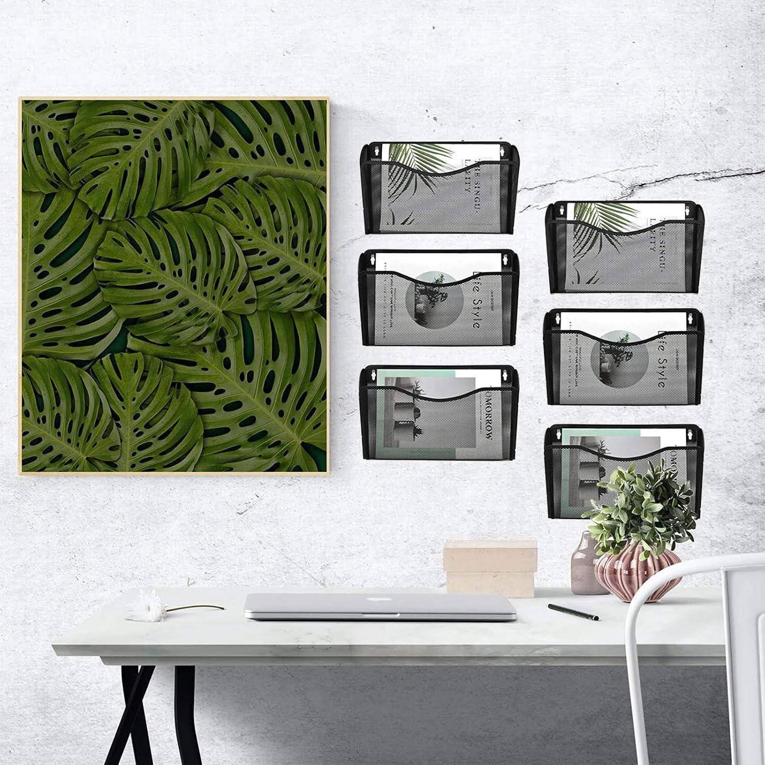 Organizador de Archivos Colgante EASEPRES 6 Bolsillos Negro