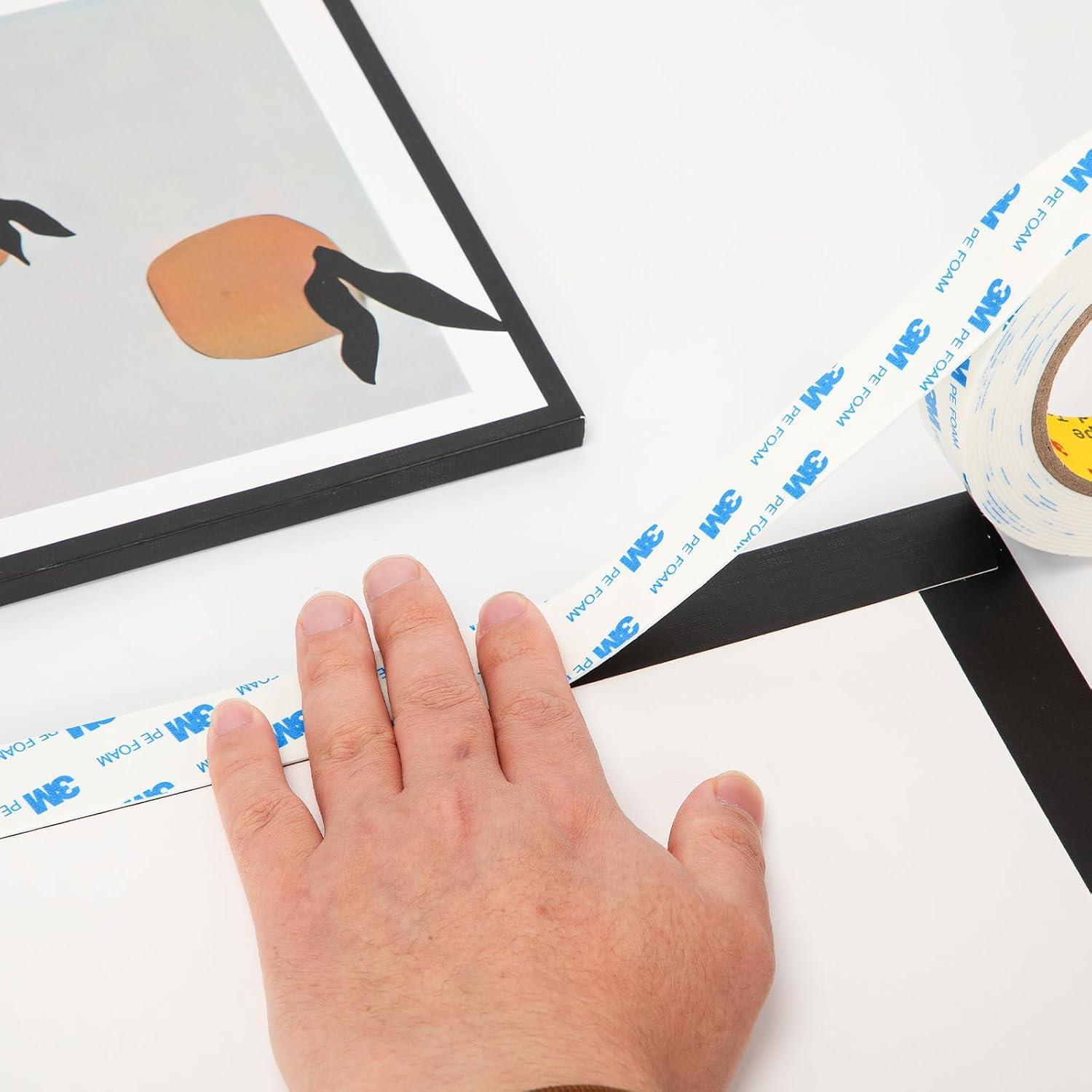 Cinta de espuma PE 3M 1600T 0.99 m 2 paquetes adhesiva