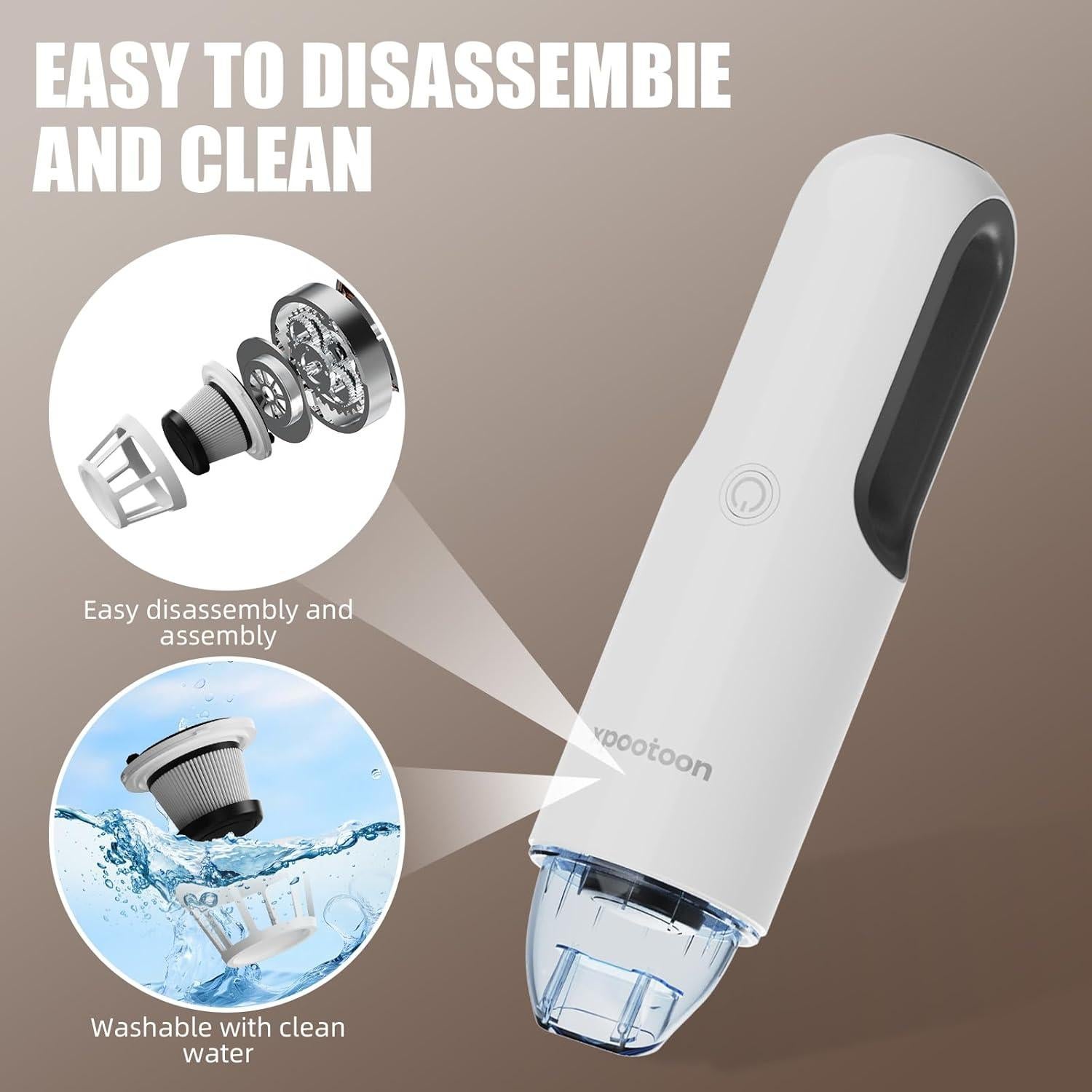 Aspiradora de Coche Portátil Xpootoon XR10 9300PA Sin Cable