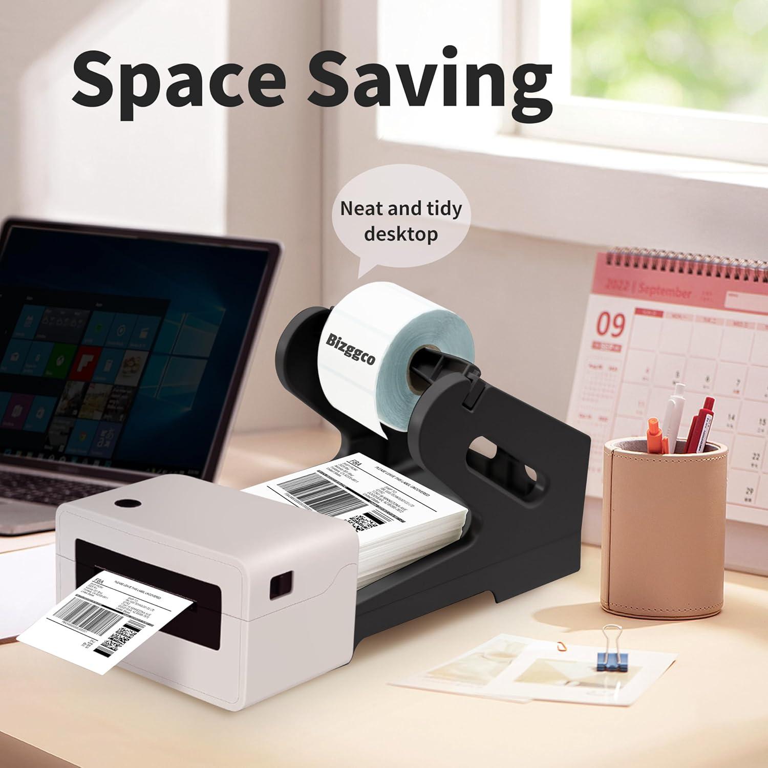 Soporte de Etiquetas Térmicas Bizggco Negro 17,78 cm