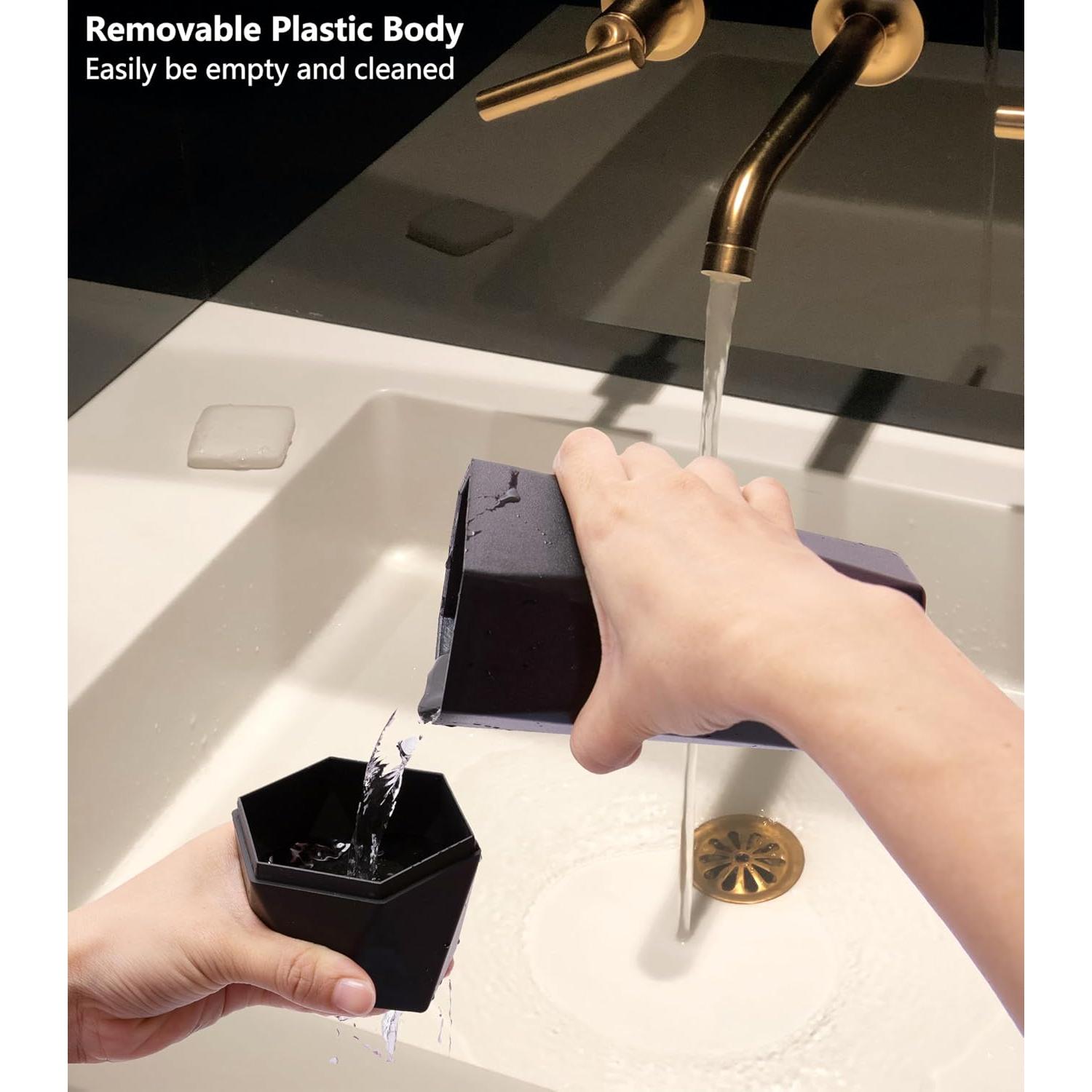 Basurero Mini Ginsco para Auto 600ml con Tapa y 90 Bolsas